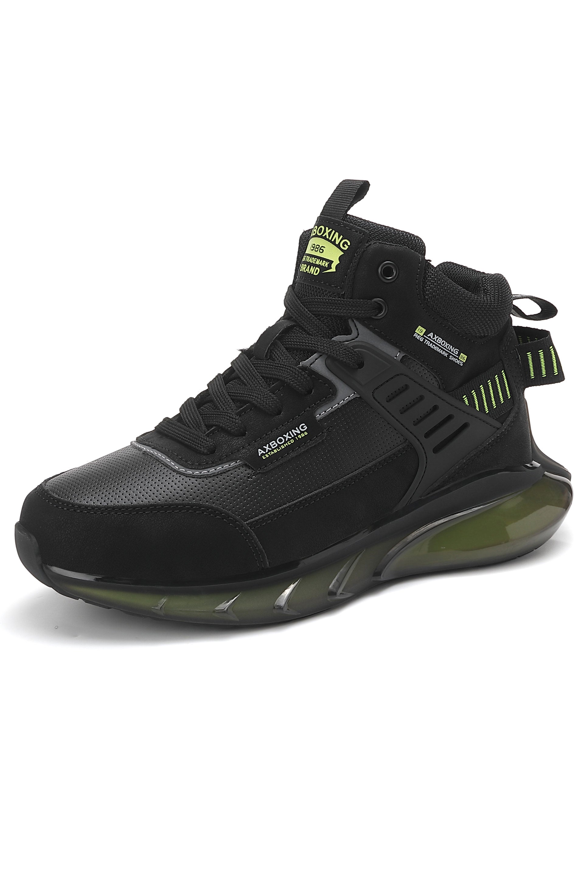 Ghete sport Luca Bărbați Imblănite din piele ecologică cu talpă ușoară și design modern, Ax Boxing