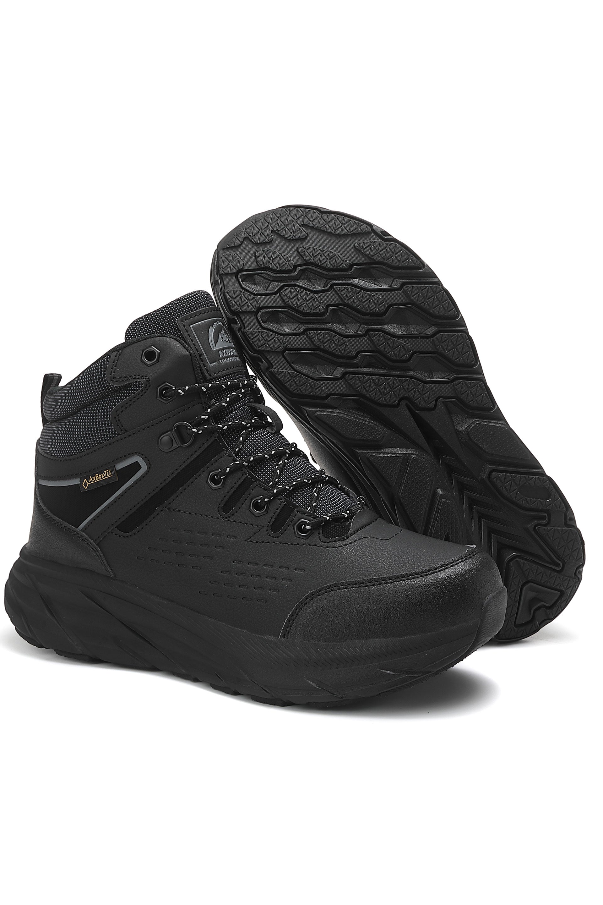 Ghete Felix pentru Bărbați Imblănite din piele ecologică cu talpă ușoară din spumă, Ax Boxing