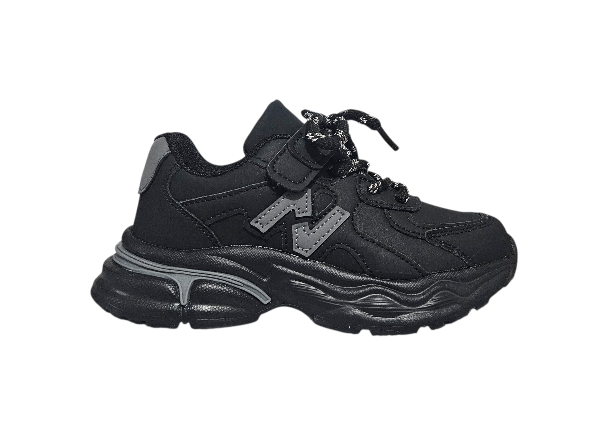 Adidași copii, Model Yuki, Piele ecologică, Talpă din spumă ultra Ușoară, Inchidere cu șiret, model sport casual pentru fete și băieți