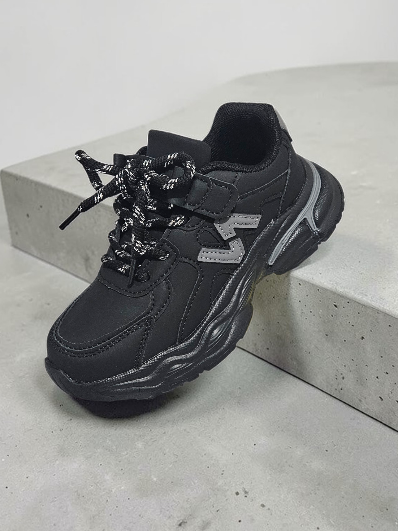Adidași copii, Model Yuki, Piele ecologică, Talpă din spumă ultra Ușoară, Inchidere cu șiret, model sport casual pentru fete și băieți