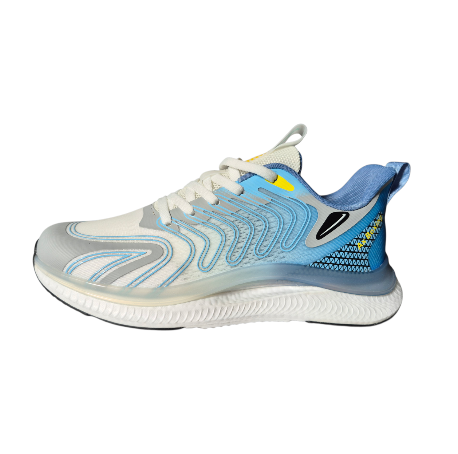 Adidasi Sport pentru Barbati, Model Daro, Talpa Usoara din Spuma, Panza subtire, Confortabili, Ax Boxing, Blue
