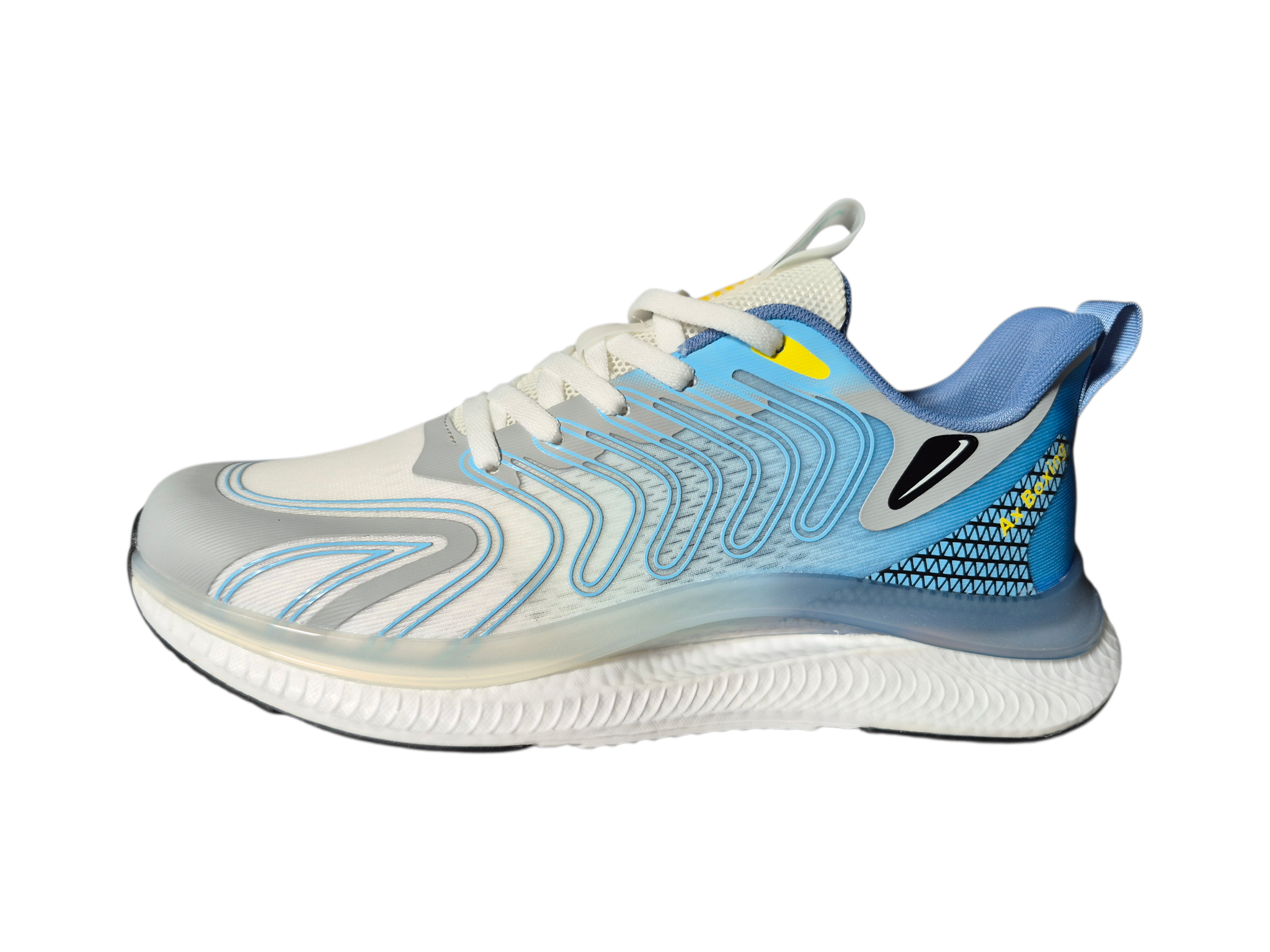 Adidasi Sport pentru Barbati, Model Daro, Talpa Usoara din Spuma, Panza subtire, Confortabili, Ax Boxing, Blue