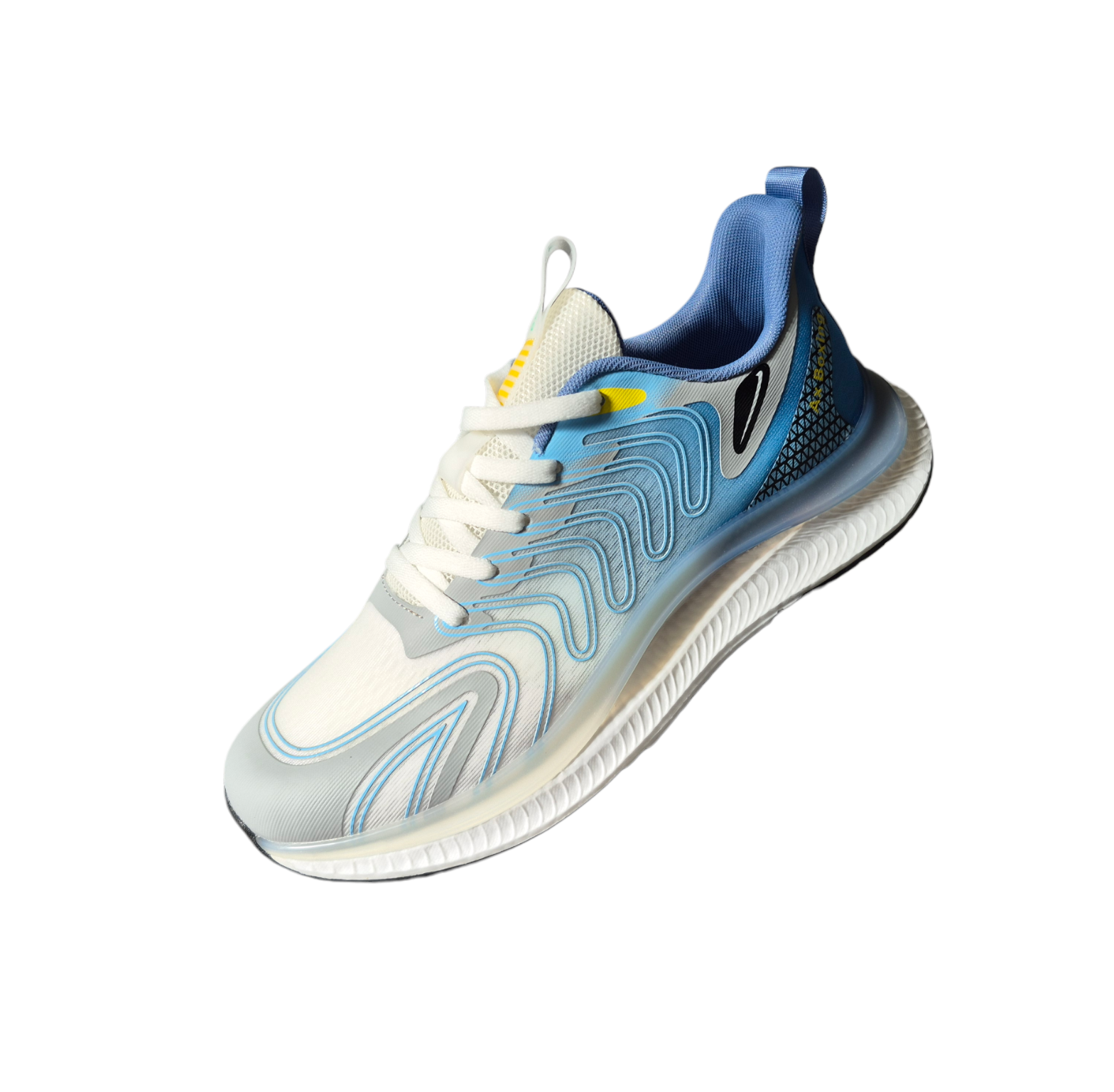 Adidasi Sport pentru Barbati, Model Daro, Talpa Usoara din Spuma, Panza subtire, Confortabili, Ax Boxing, Blue