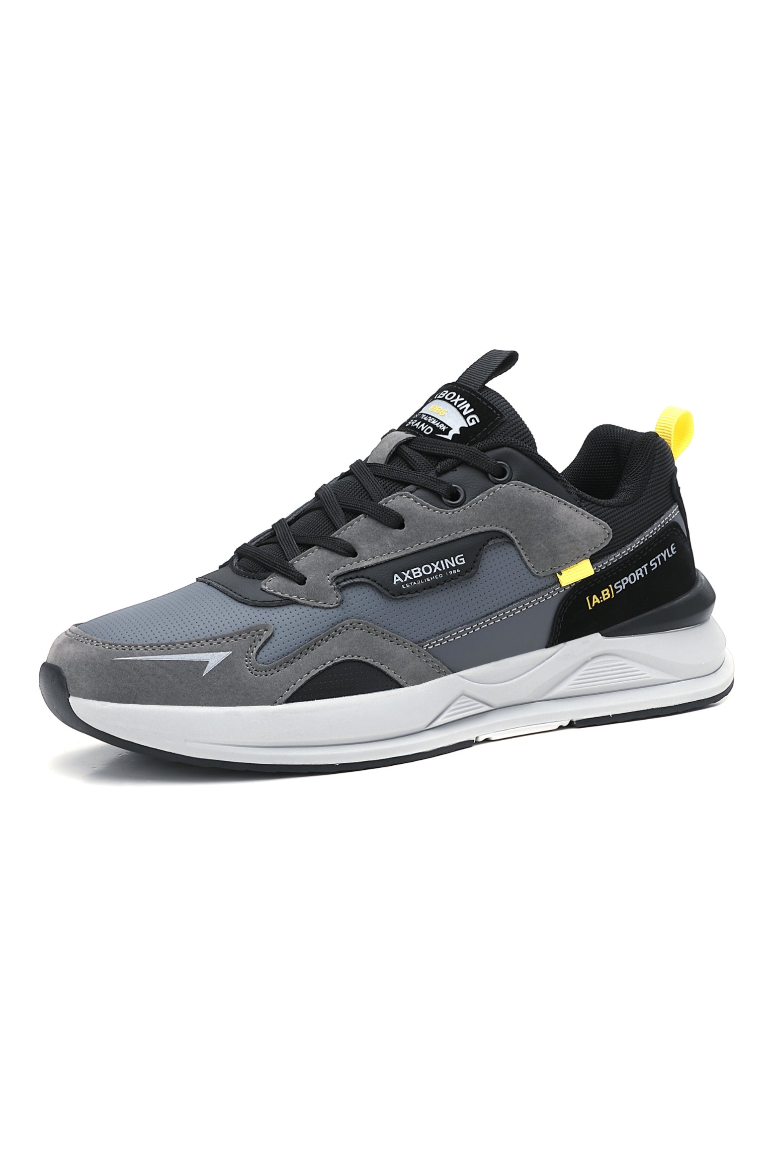 Pantofi Sport Mitu Barbati, Talpa usoara de Spuma, Piele ecologica, Confort sporit, Ax Boxing
