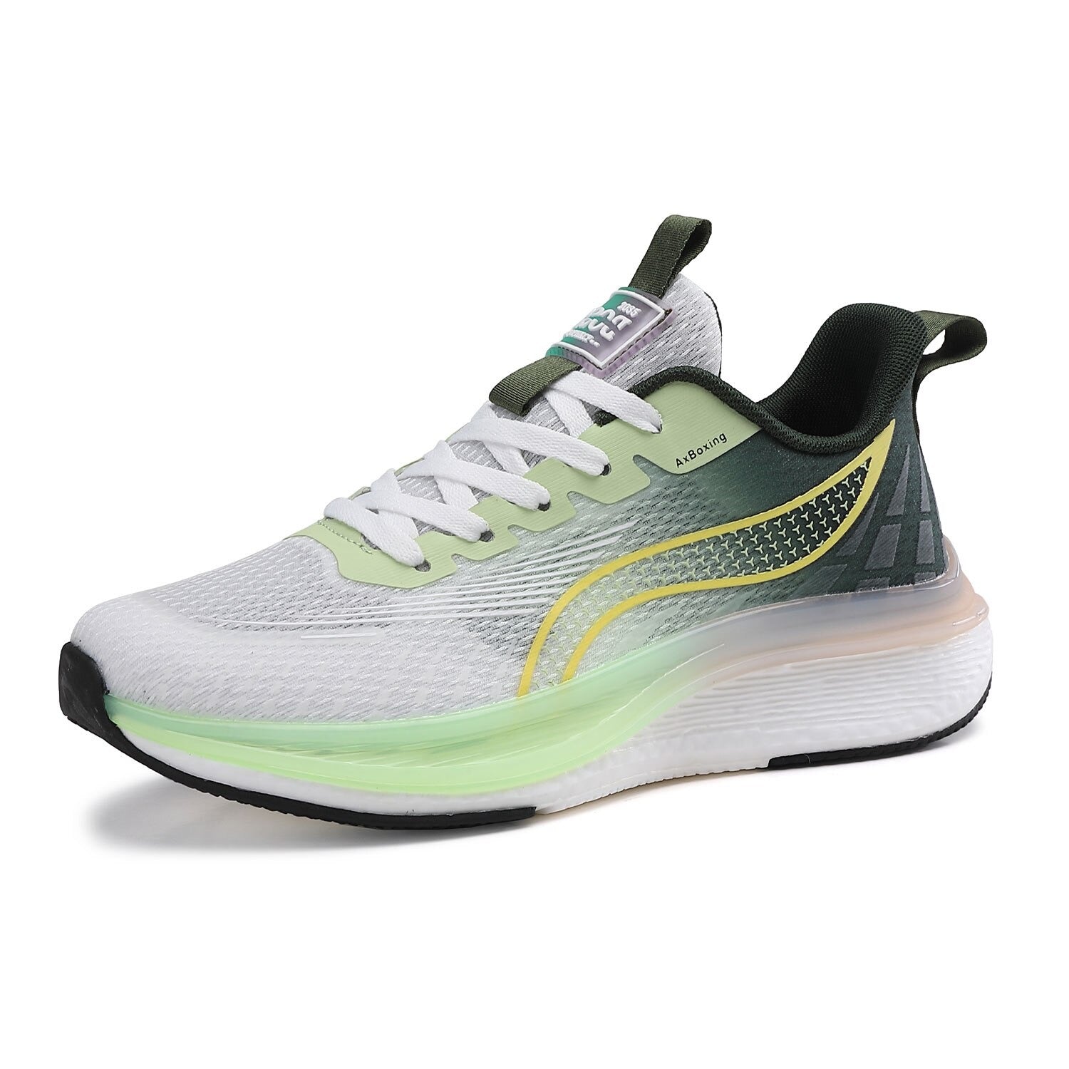 Pantofi sport pentru Barbati, Model Bonir, Textil-Panza, Talpa usoara de Spuma, Brant Memorie, Ax Boxing