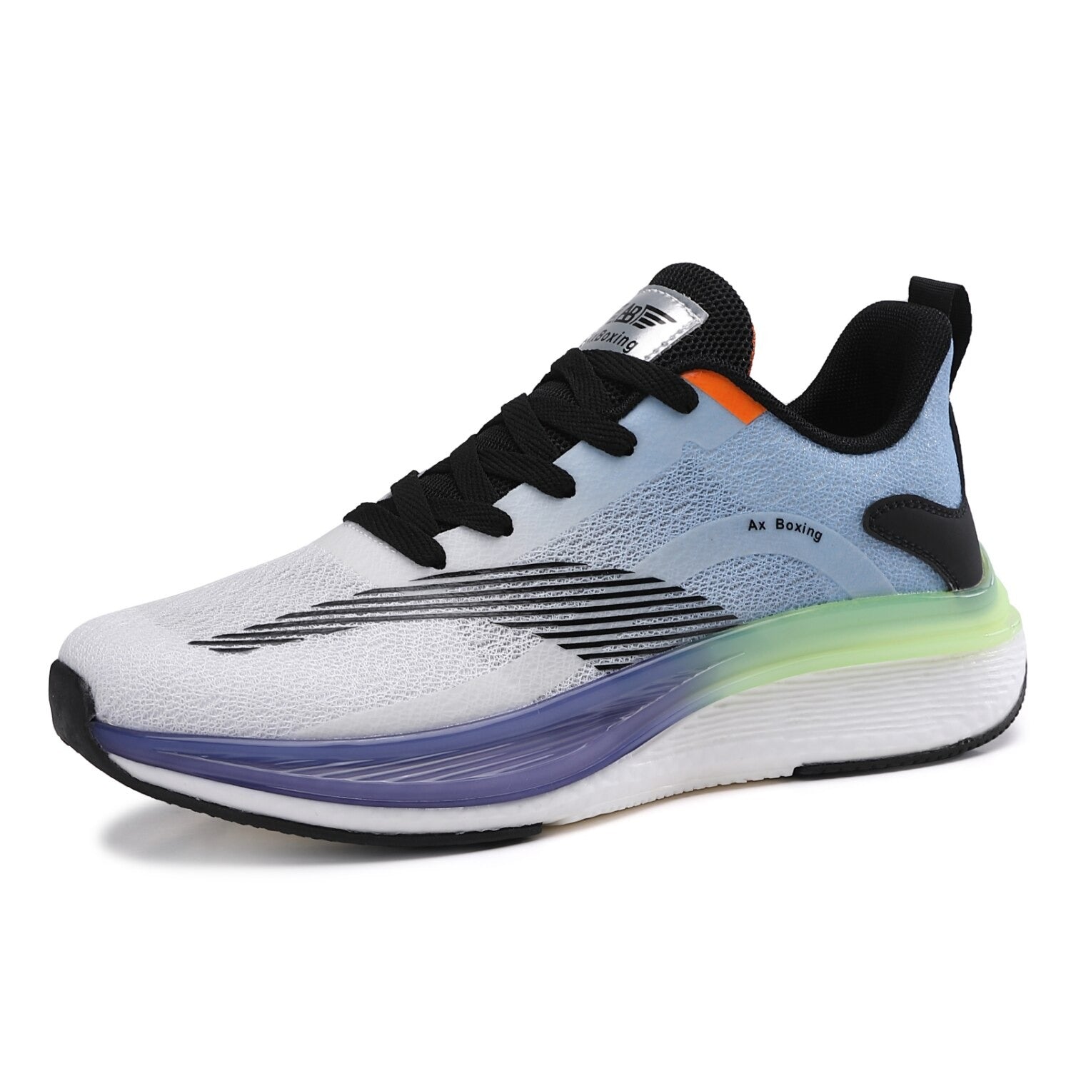 Pantofi alergare din Panza, Pablo, pentru Barbati, Talpa Usoara din Spuma, Branturi cu memorie, Usori si Confortabili, Ax Boxing