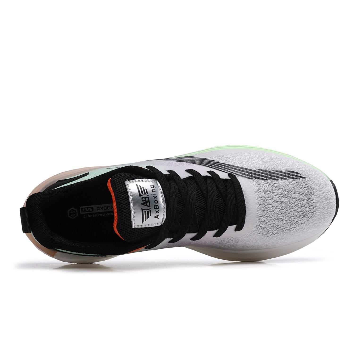 Adidasi Sport pentru Barbati, Model Pablo, Panza, Talpa Usoara din Spuma, Branturi cu memorie, Usori si Confortabili, Ax Boxing,Verde