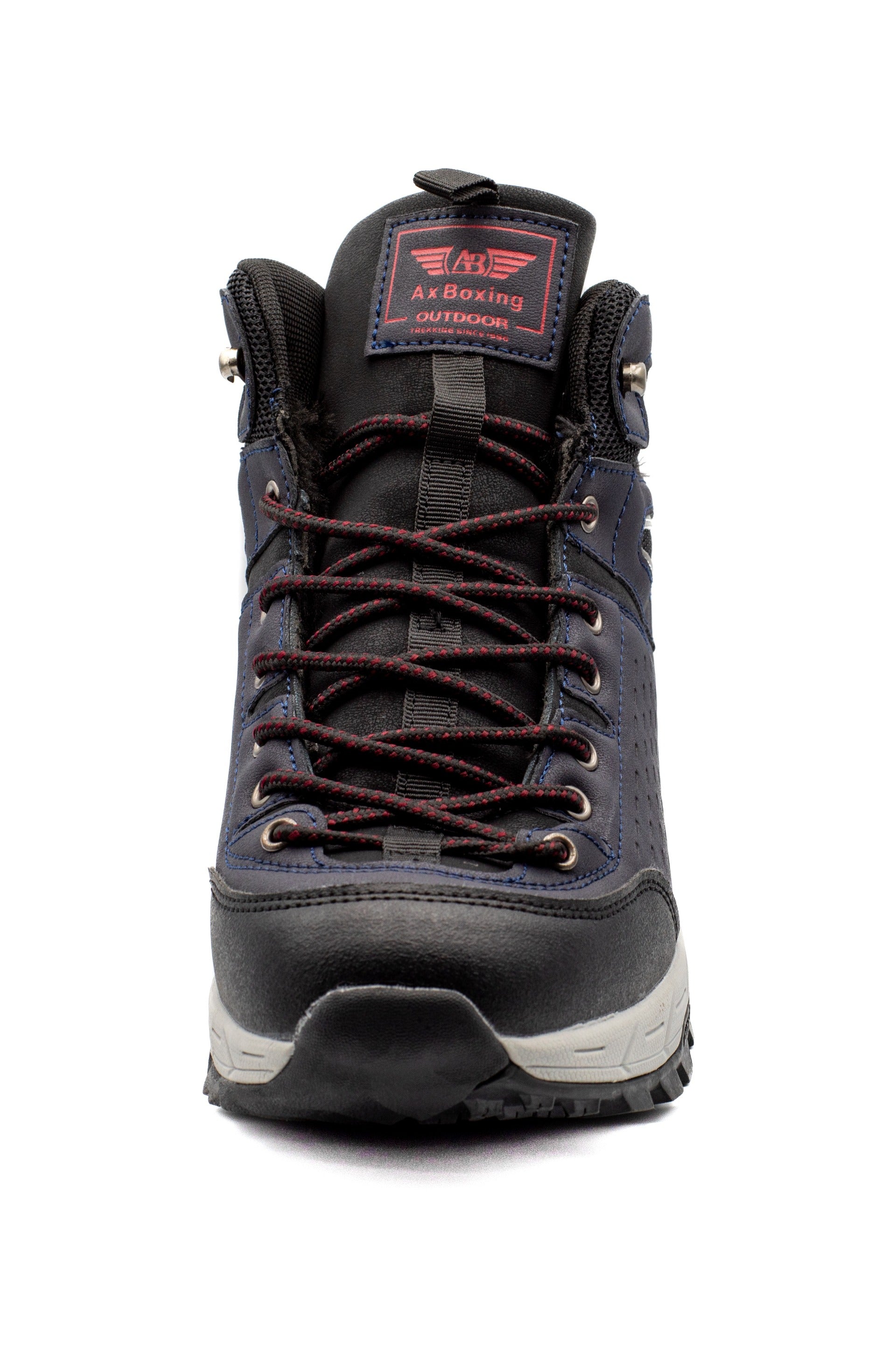 Ghete Siran pentru Bărbați,Realizate din Piele Ecologică si textil, Imblănite, Talpă Usoara si Antiderapantă cu striatii, Ax Boxing