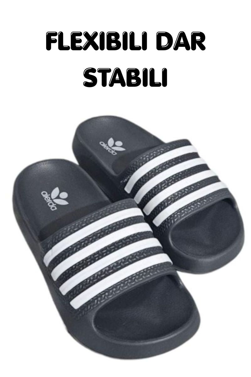 Papuci pentru Barbati, Model Adi, Turnati, Realizati integral din Spuma, Usori si Confortabili, Gri