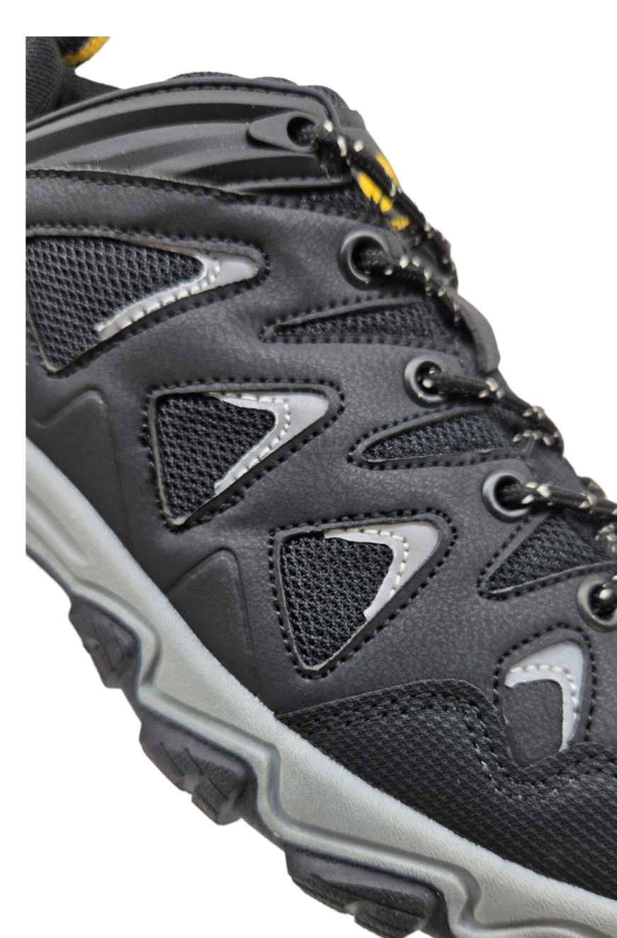 Pantofi Sport Boris pentru Drumetii- Trekking,Barbat, Piele Ecologica si Textil, Talpa atiderapanta, Ax Boxing