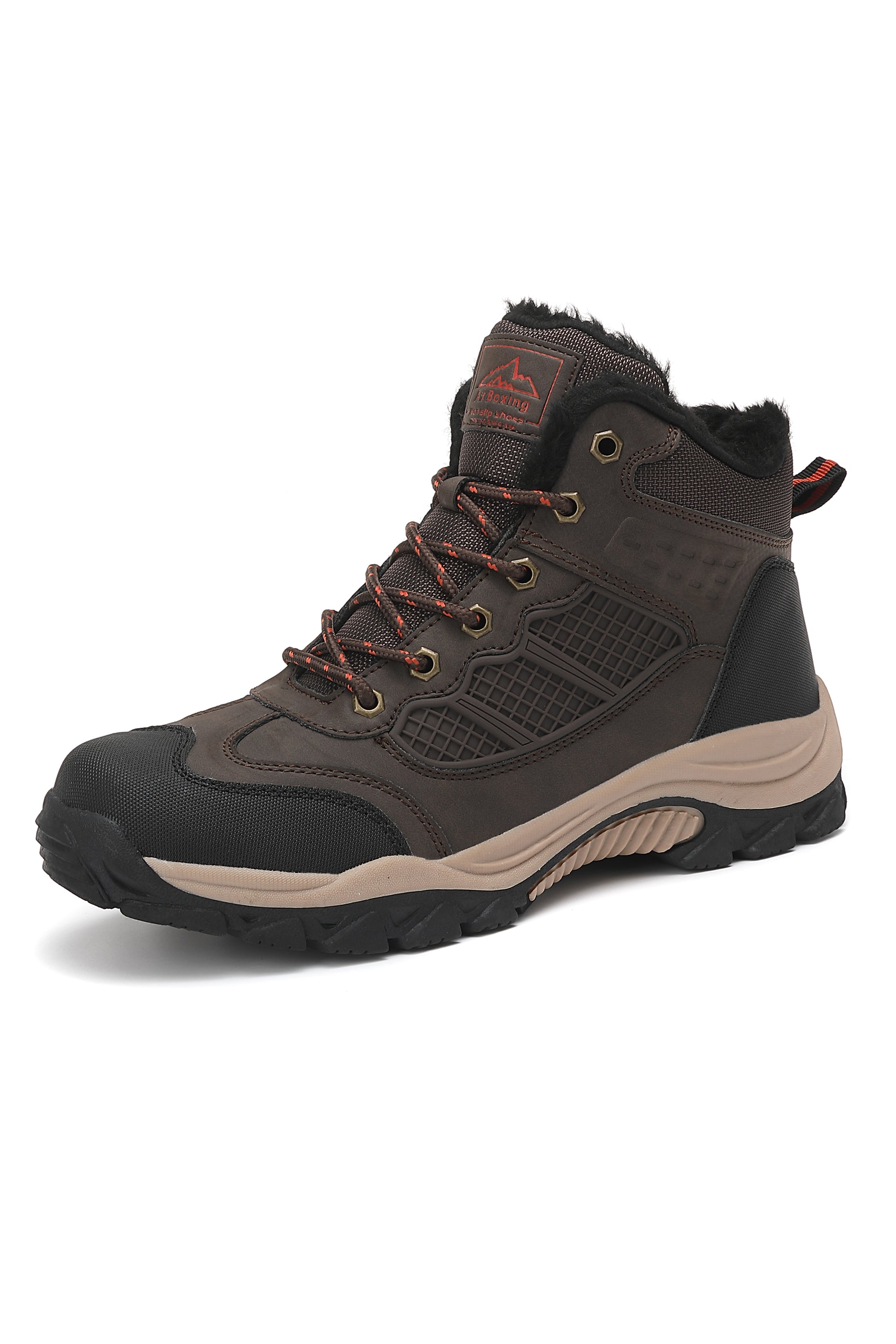 Bocanci Joris Bărbați Casual, Piele Ecologică, Talpă Antiderapantă, Imblaniti, Rezistenți si Confortabili Ax Boxing