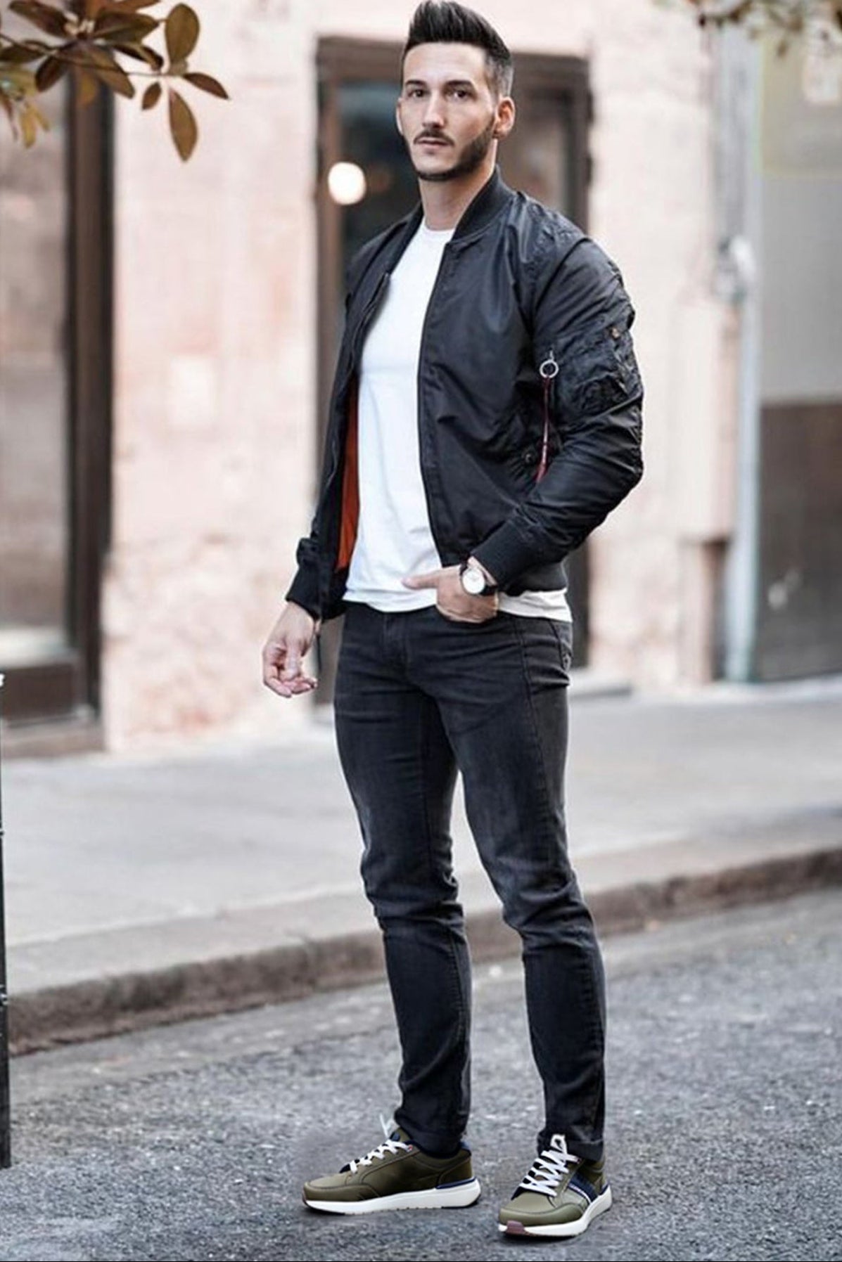 Adidasi Sport-Casual pentru Bărbați, Model Ian, Piele Ecologică Premium, Talpă Spumă, Usori, Confortabili, Arrigo Bello,Khaki