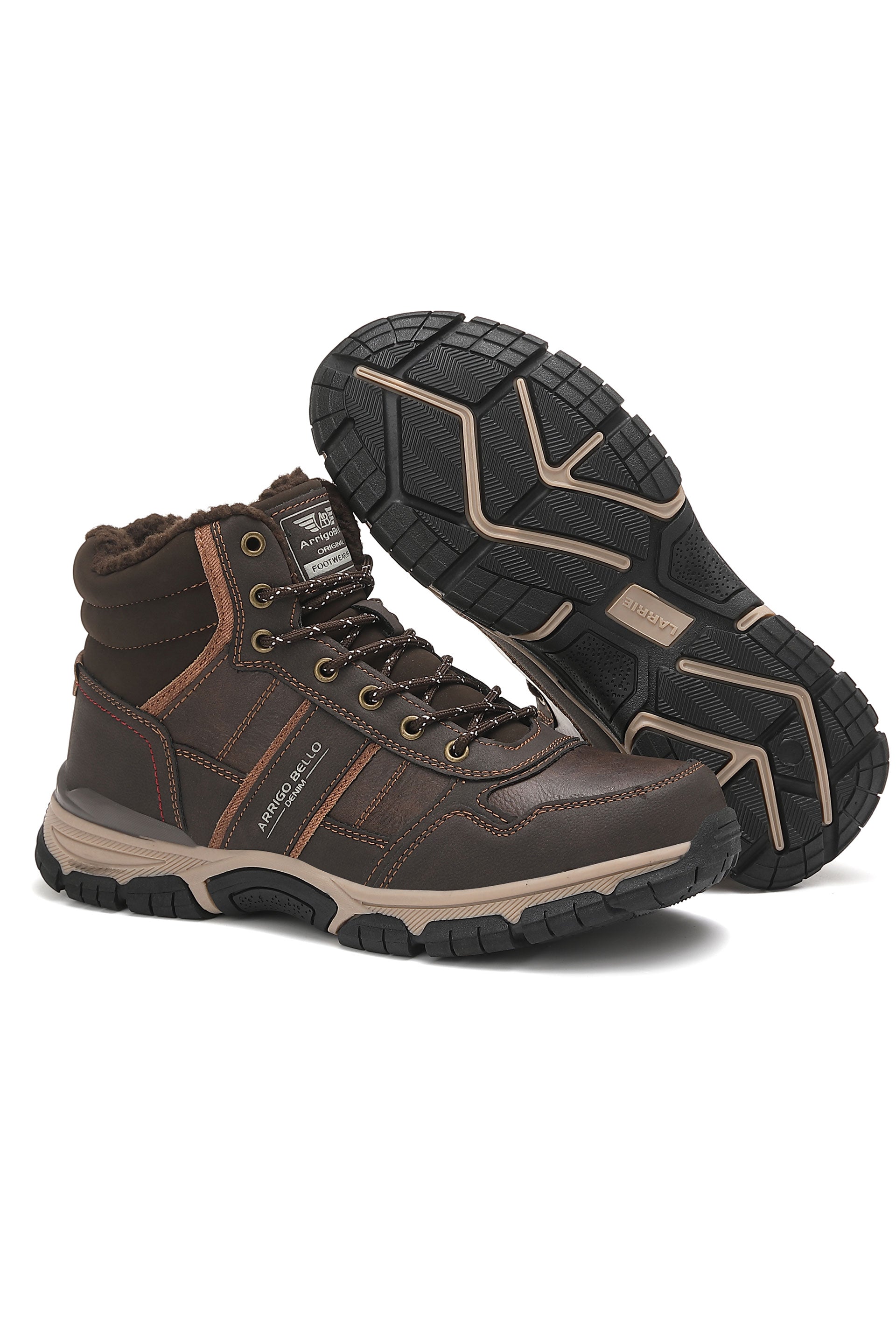 Ghete Callum cu blana pentru Bărbați, Piele ecologica, Talpă Antiderapantă, Calduroase, Ax Boxing