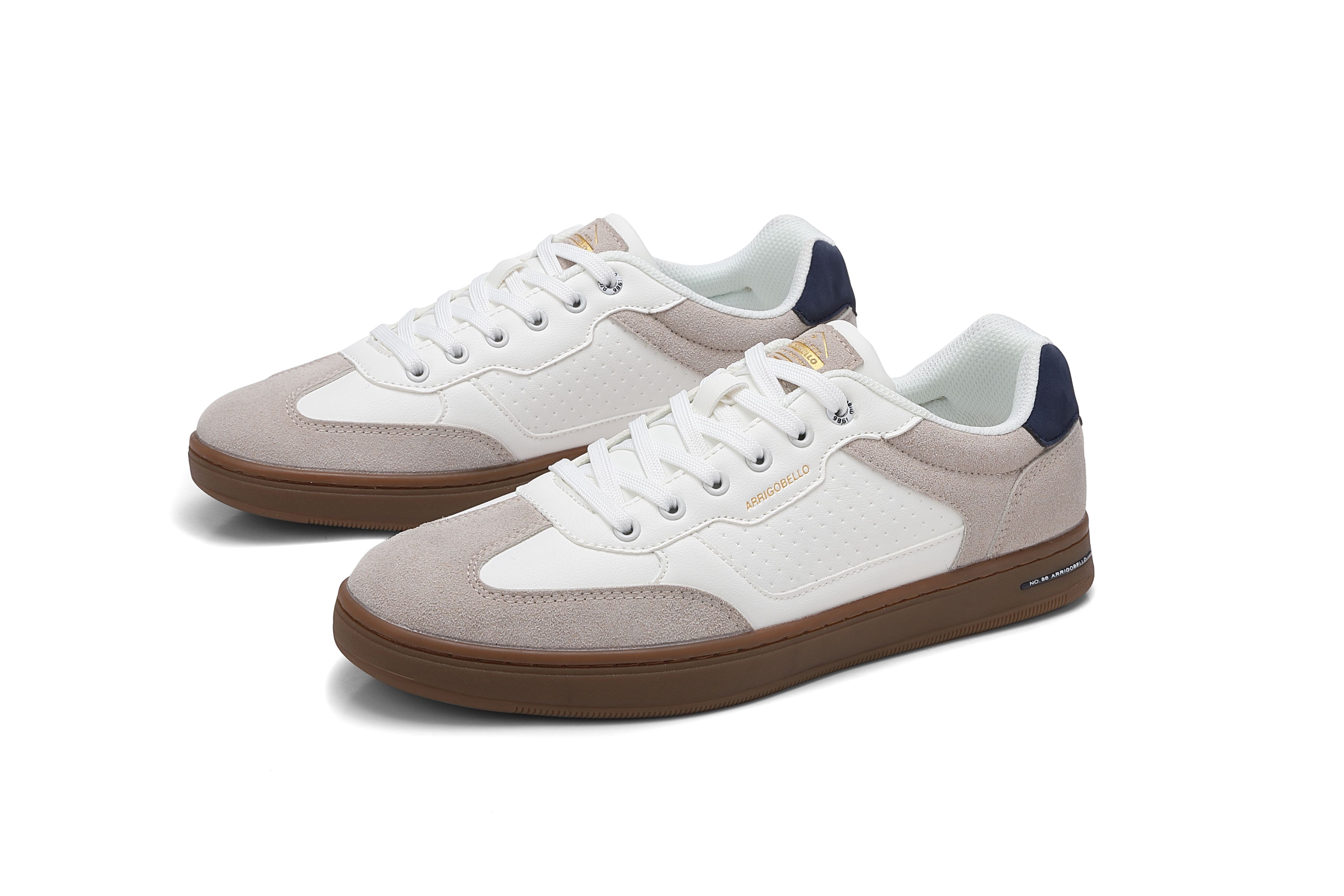 Pantofi casual pentru Barbati, Model Lucis, Talpa cusuta, Piele ecologica, Tip tenesi, Arrigo Bello