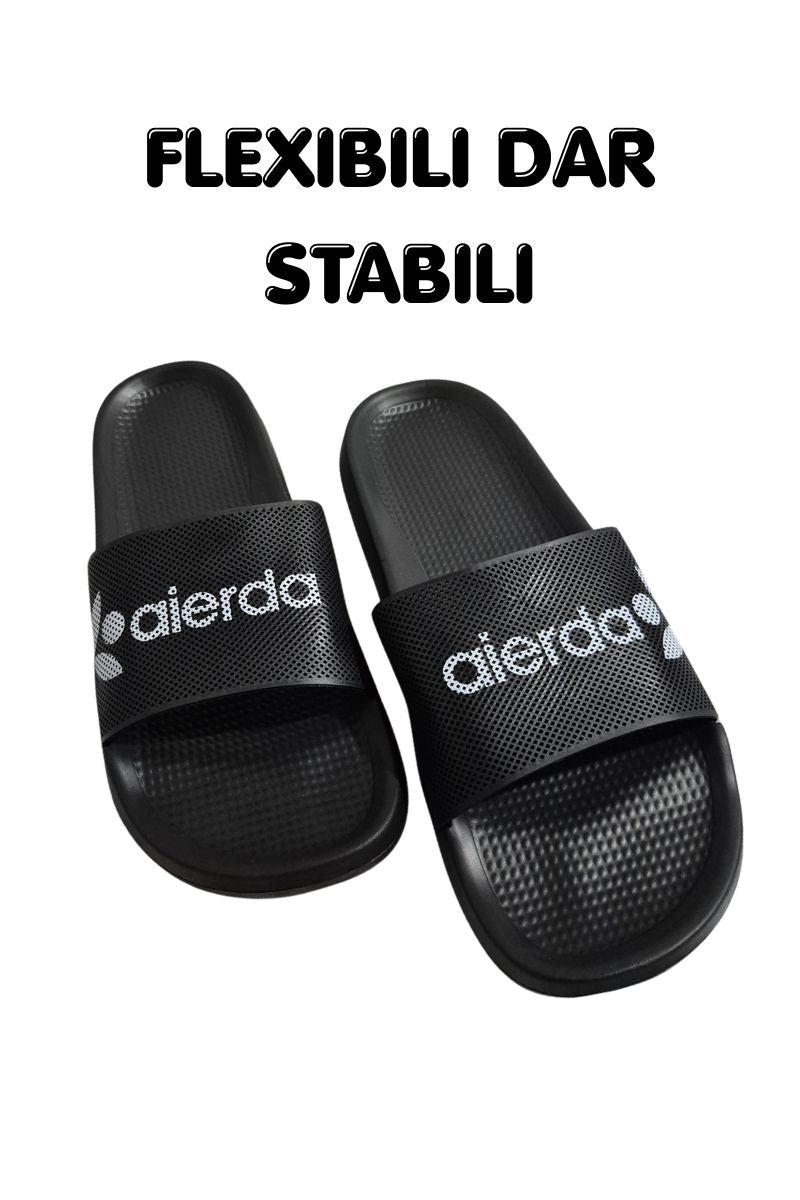 Papuci pentru Barbati, Model Toni, Talpa Usoara din Spuma, Confortabili, Negru