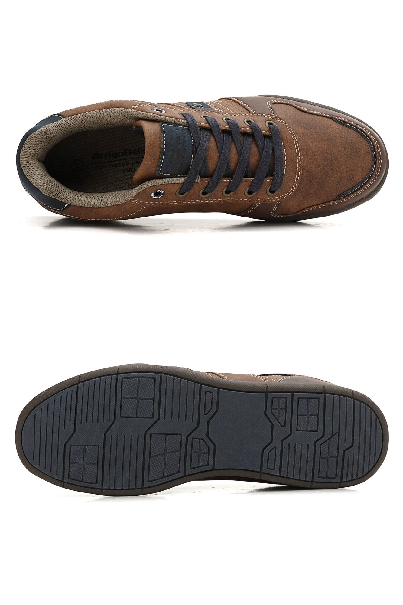 Tenesi Casual pentru Barbati, Model Fabian, Materiale Premium, Talpa subtire, Inchidere siret, Arrigo Bello, Maro