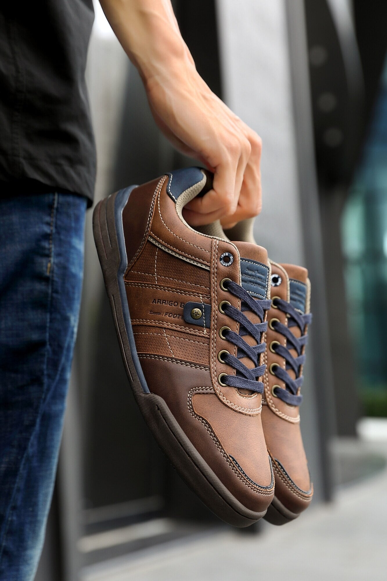 Tenesi Casual Fabian Barbati, Materiale Premium, Talpa subtire, Inchidere siret, Arrigo Bello