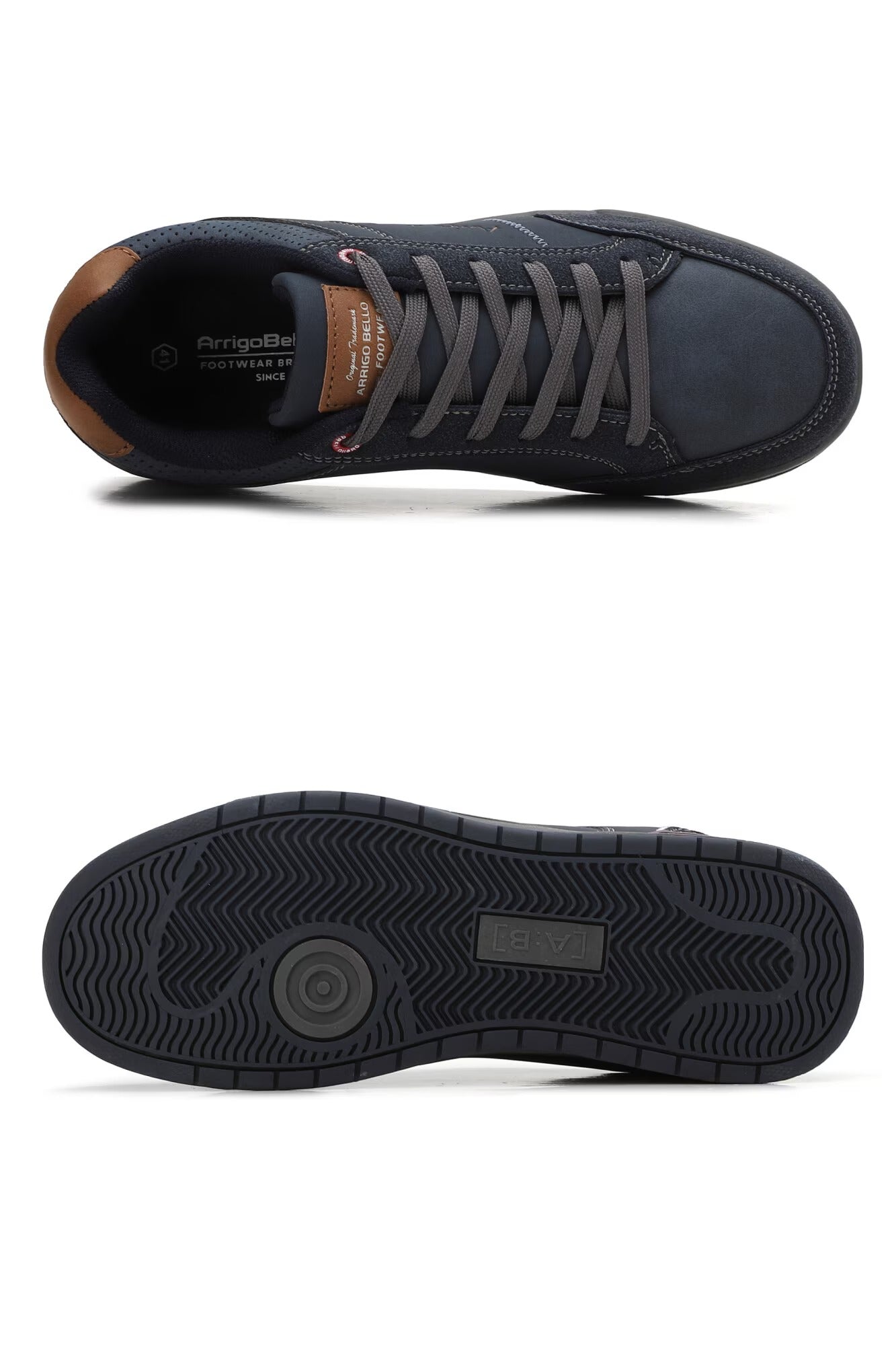 Adidasi Casual-sport pentru Barbati, Model Ivan, Piele Ecologica, Talpa cusuta, Confort si Stil, Arrigo Bello, Negru