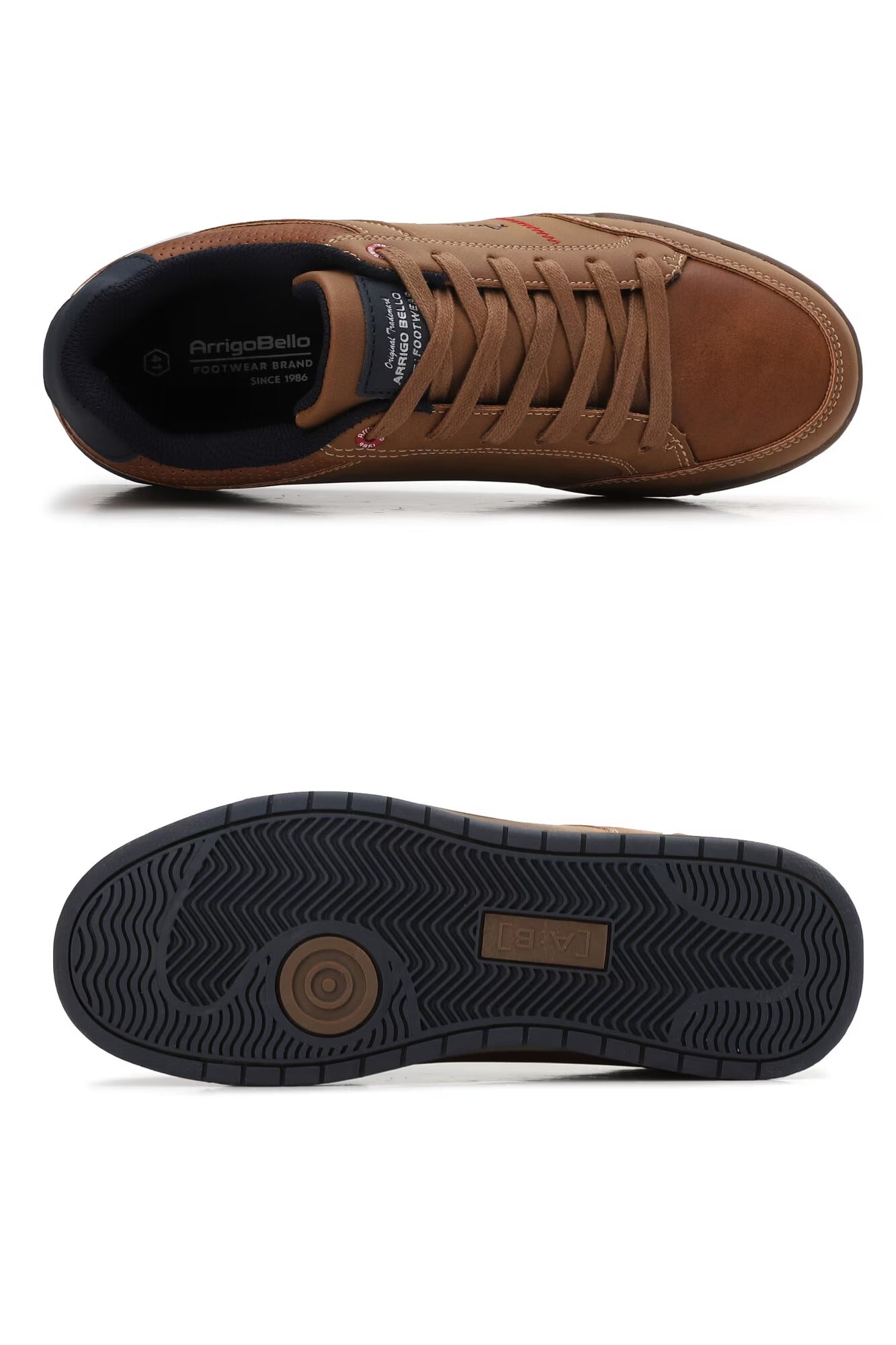 Adidasi Casual-sport pentru Barbati, Model Ivan, Piele Ecologica, Talpa cusuta, Confort si Stil, Arrigo Bello, Maro