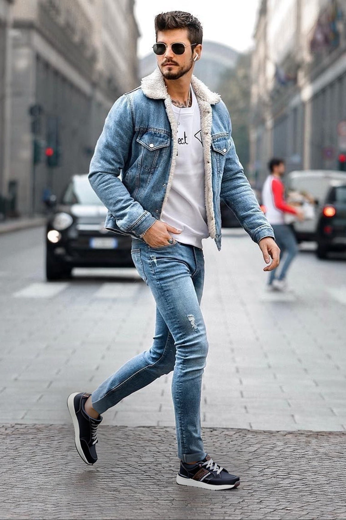 Adidasi Sport-Casual pentru Bărbați, Model Ian, Piele Ecologică Premium, Talpă Spumă, Usori, Confortabili, Arrigo Bello,Negru