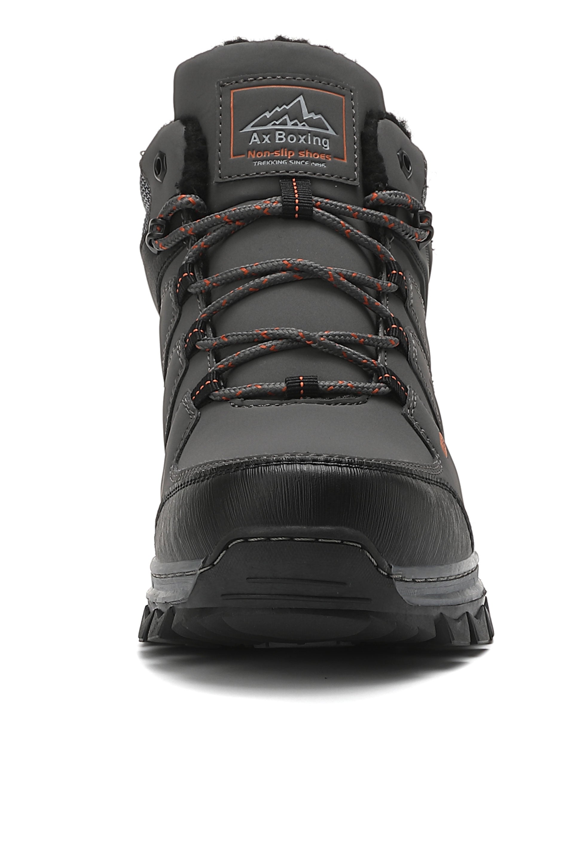 Bocanci Leo, pentru Băieti,Imblaniti,Piele Ecologică,Talpă Cusuta, Antiderapantă, Durabilitate si Confort, Ax Boxing