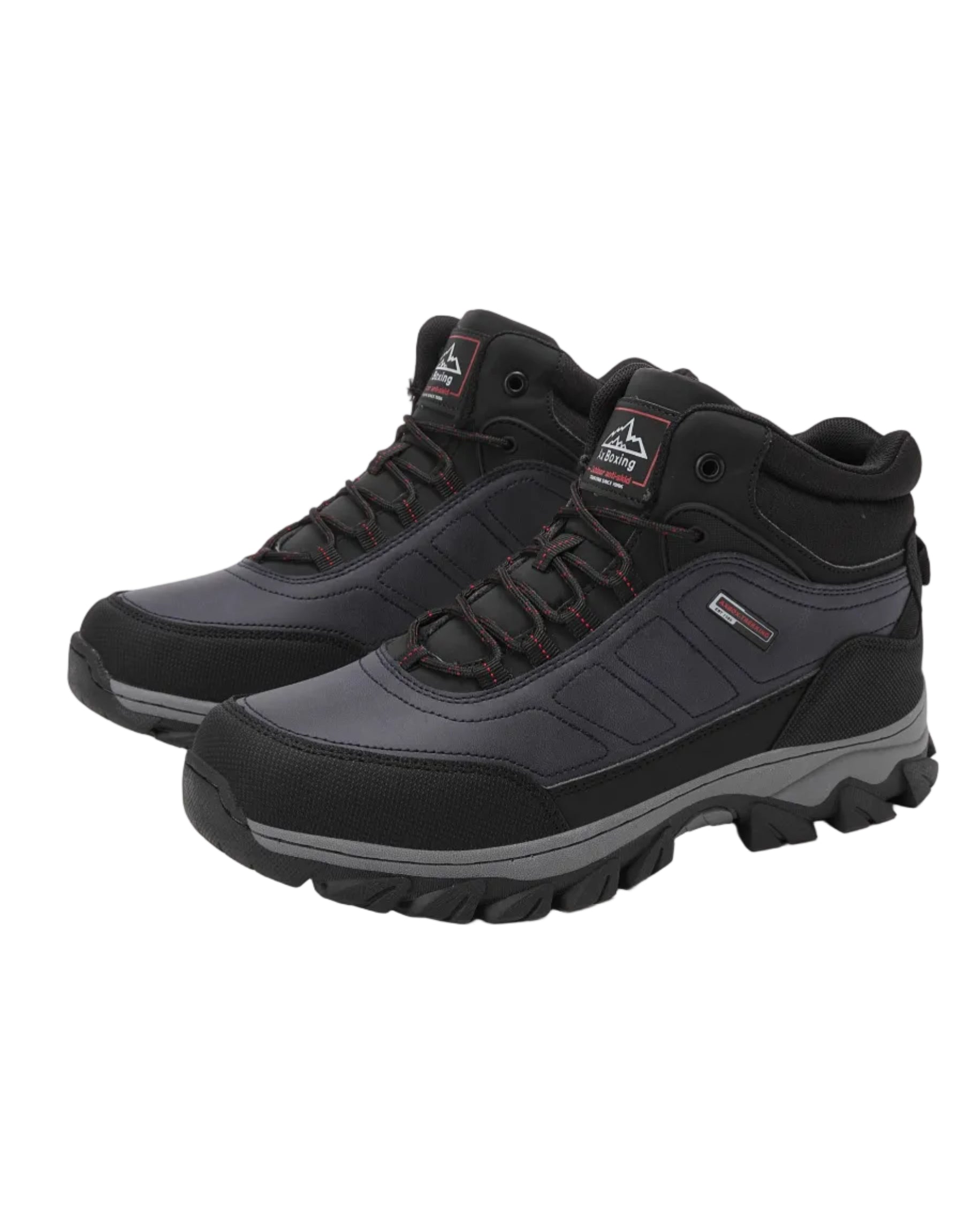 Ghete imblanite pentru Dama si Adolescenti, Model Maru, Talpa Antiderapanta cu striatii, Piele ecologica Premium, Ax Boxing, Bleumarin