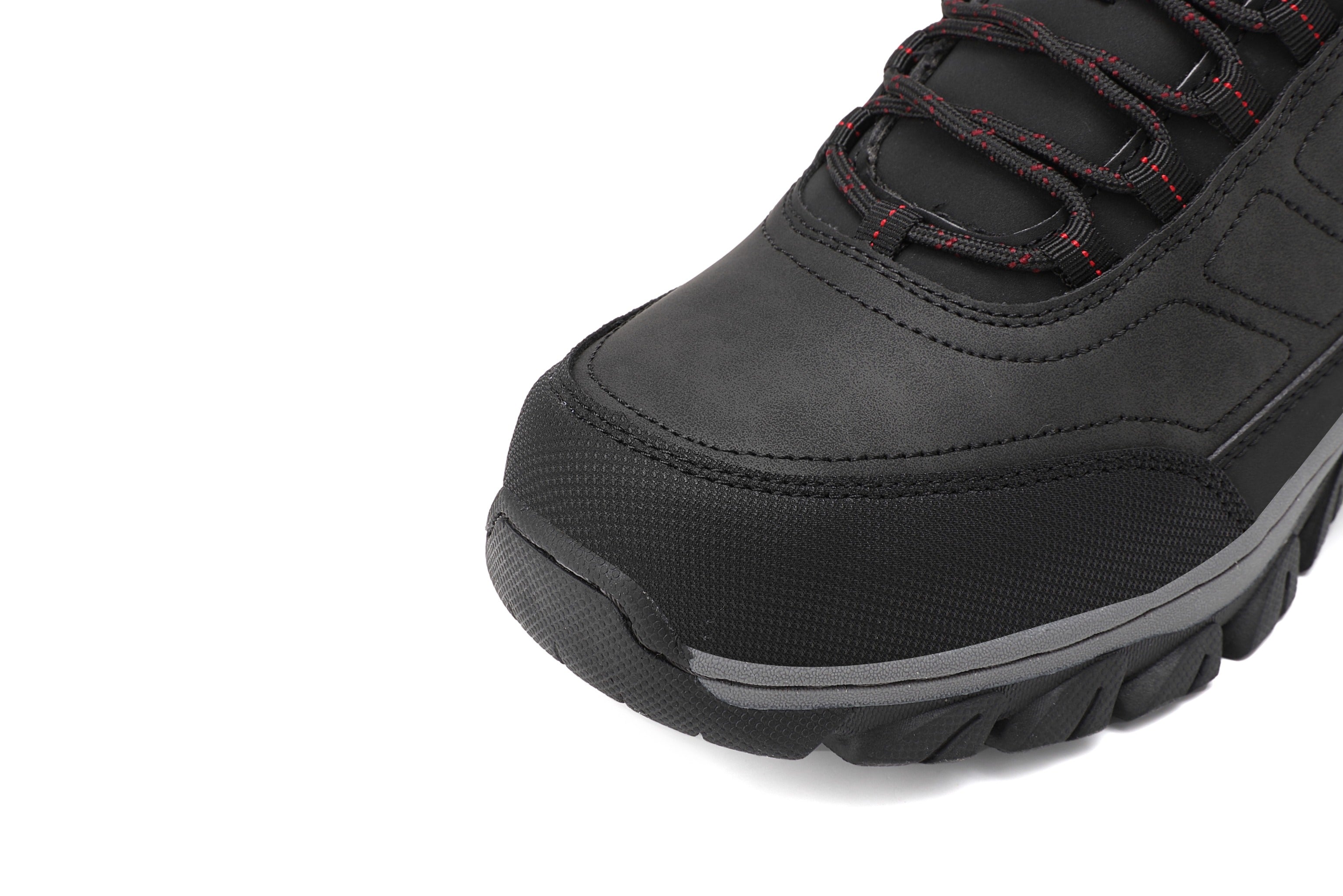 Ghete Maru tip Bocanci pentru Dama si Adolescenti, Imblanite, Talpa Antiderapanta cu striatii, Piele ecologica Premium, Ax Boxing