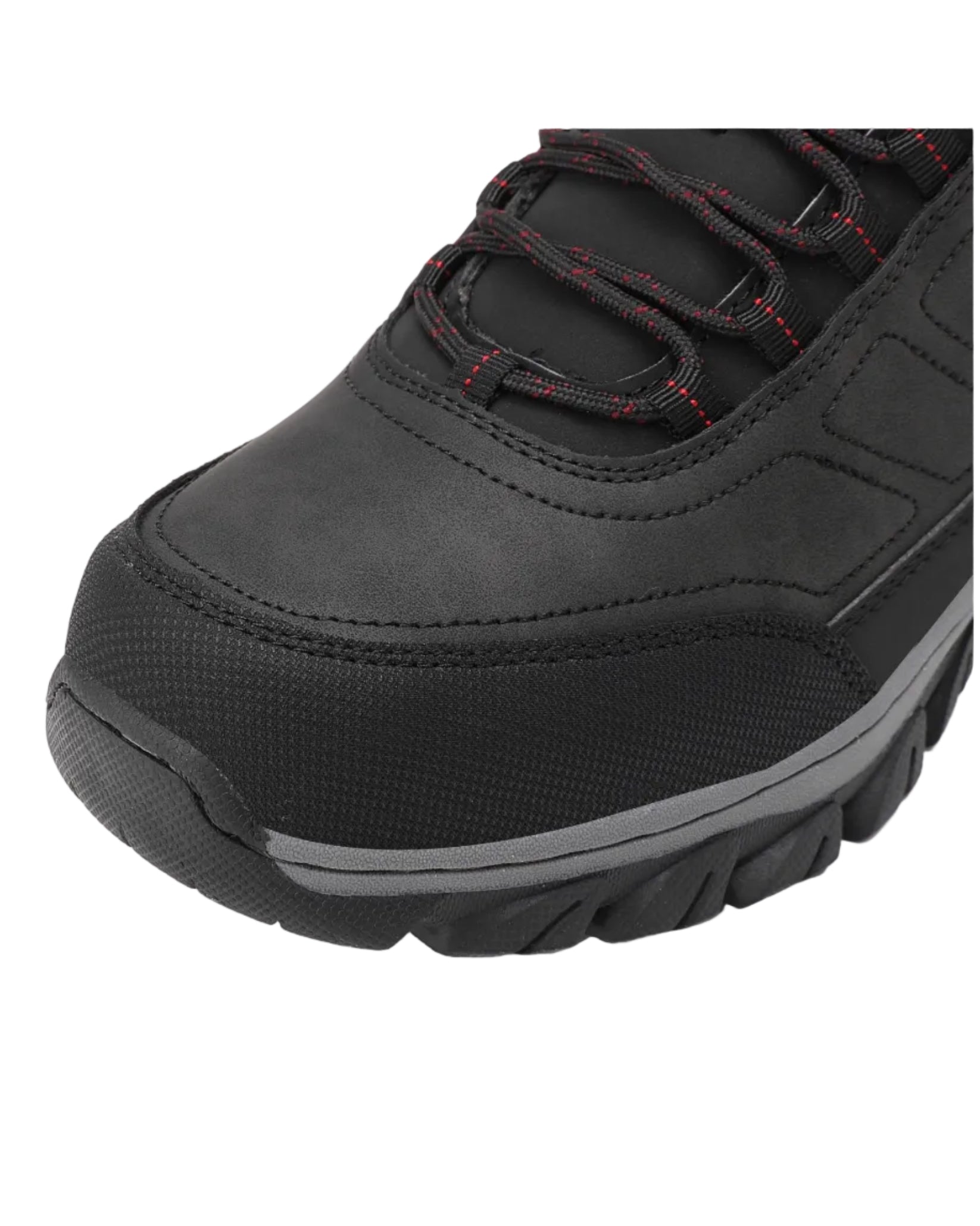 Ghete tip Bocanci pentru Barbati, Model Haris, Imblanite, Piele Premium, Talpa Cusuta- Antiderapanta, Ax Boxing, Negru