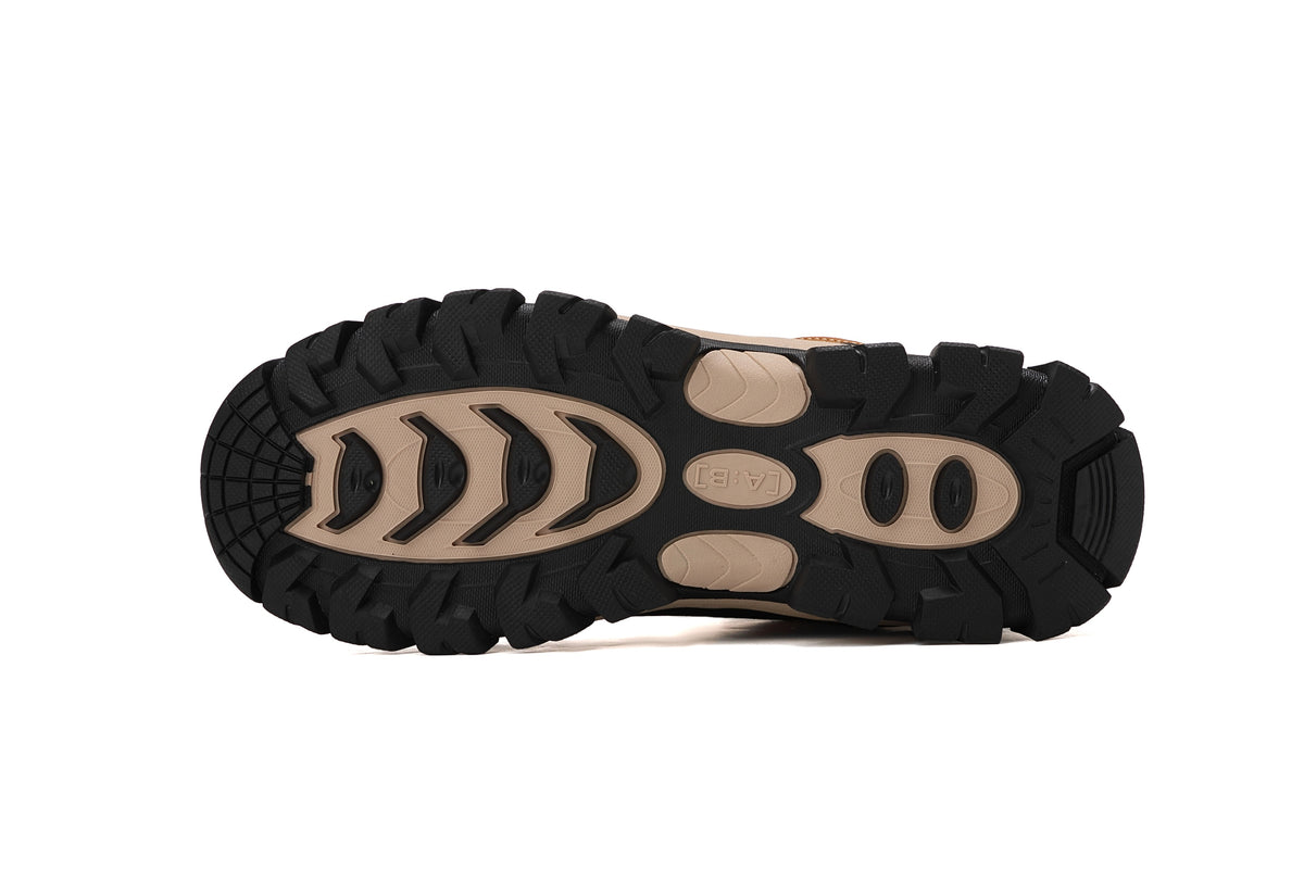 Ghete imblanite pentru Dama si Adolescenti, Model Maru, Talpa Antiderapanta cu striatii, Piele ecologica Premium, Ax Boxing, Camel