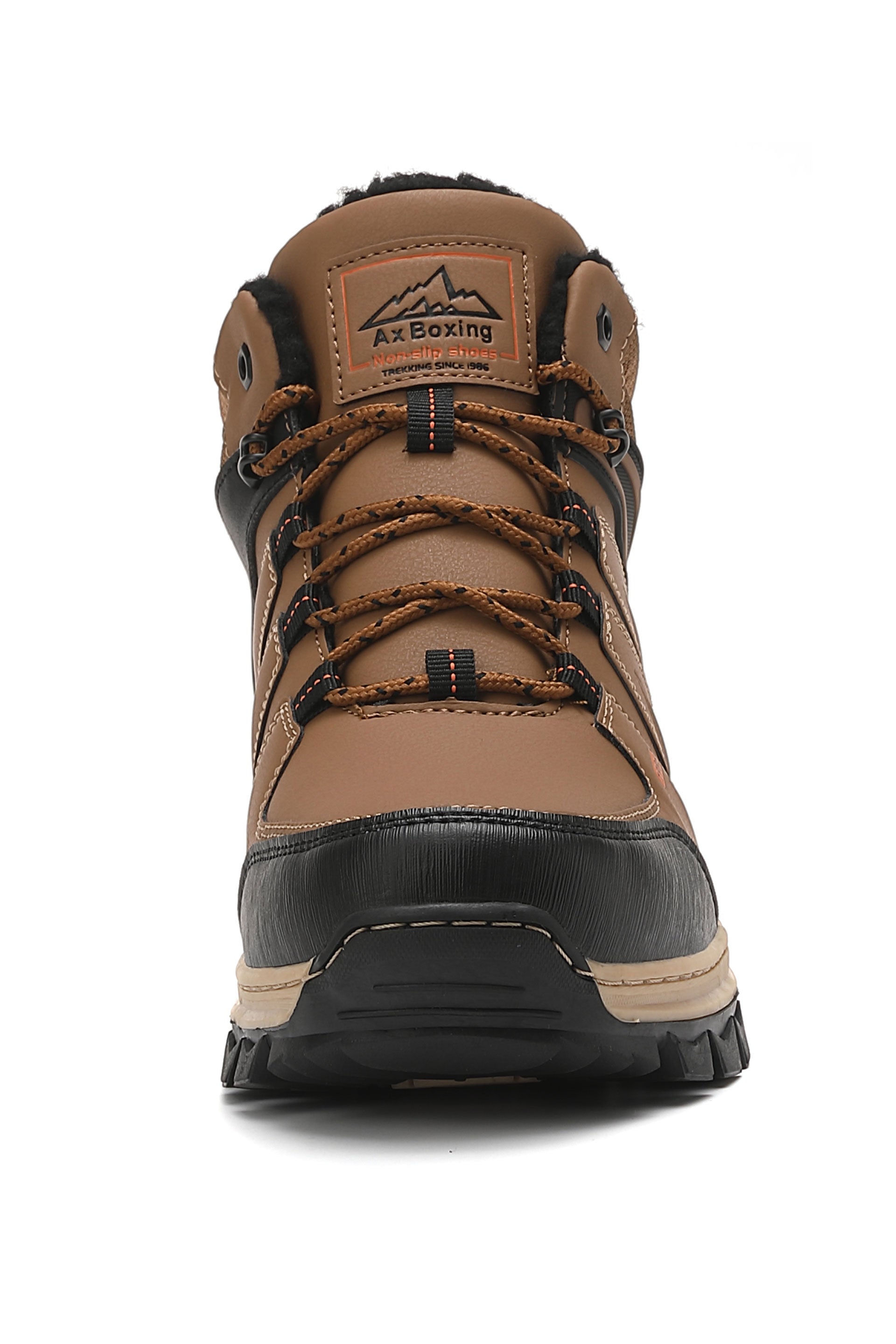 Bocanci Leo, pentru Băieti,Imblaniti,Piele Ecologică,Talpă Cusuta, Antiderapantă, Durabilitate si Confort, Ax Boxing