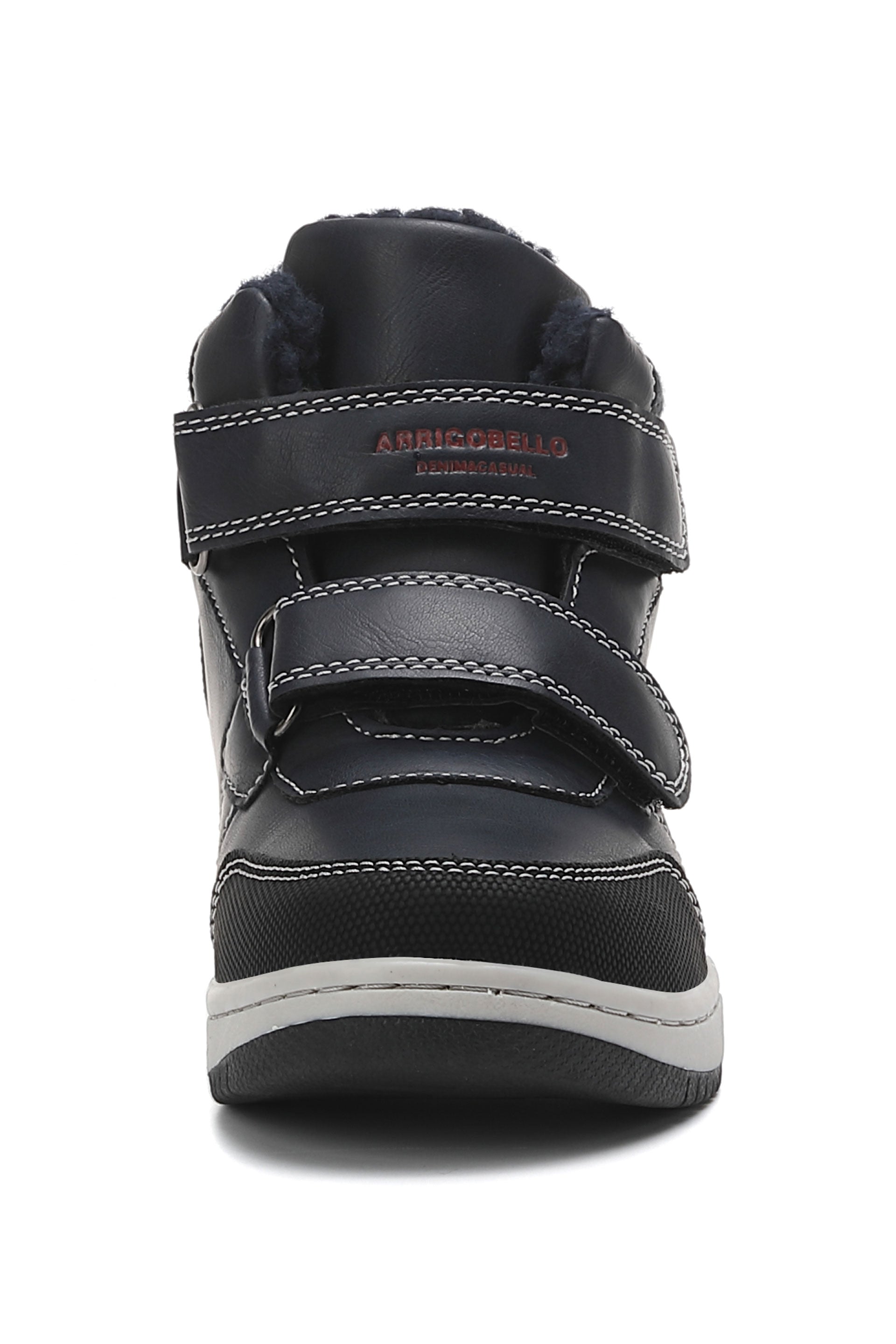 Ghete sport Elian pentru Copii, Imblanite, Piele ecologica, Inchidere cu Arici, Talpa cusuta, Ax Boxing