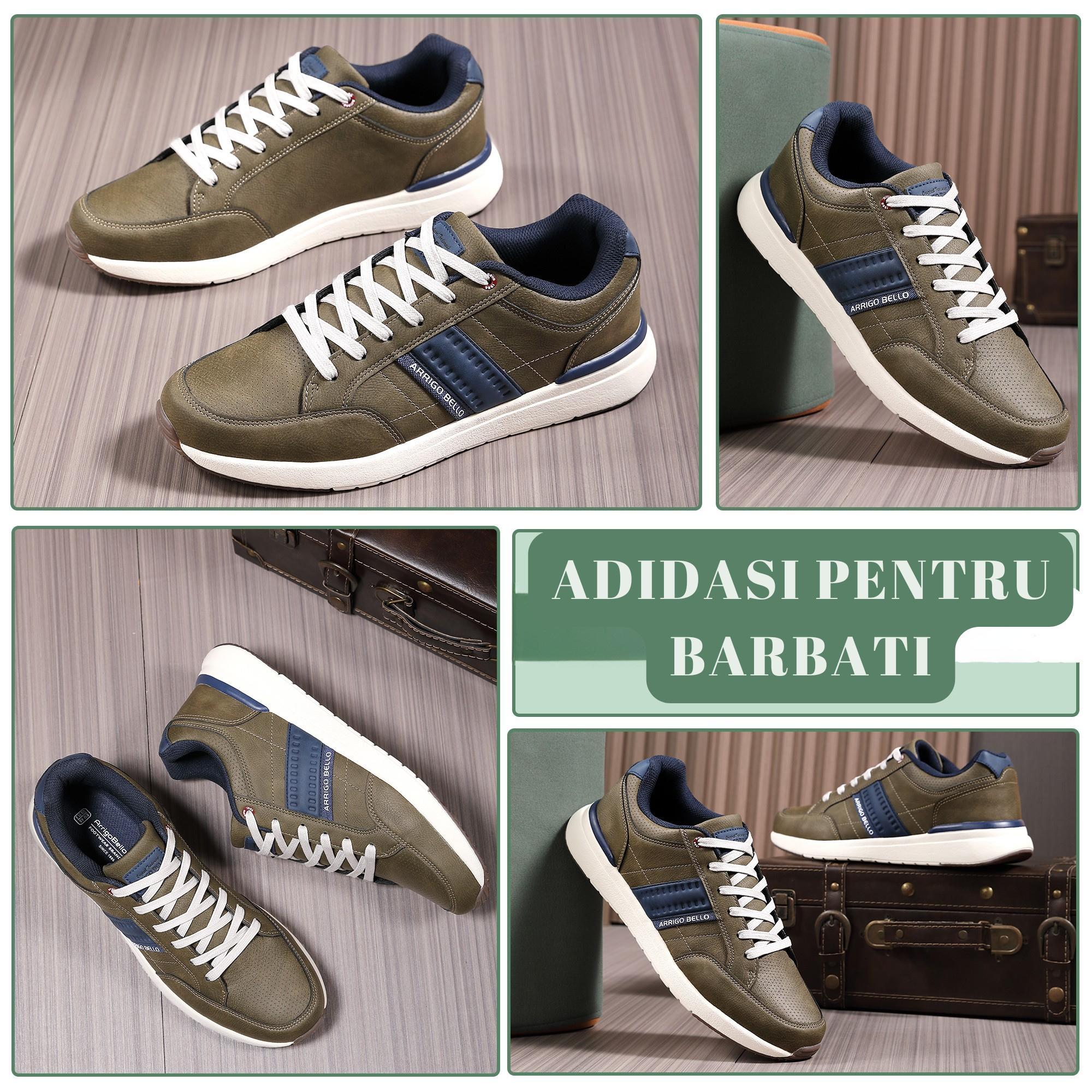 Pantofi Casual Ian Bărbați, Piele Ecologică Premium, Talpă Spumă, Usori, Confortabili, Arrigo Bello