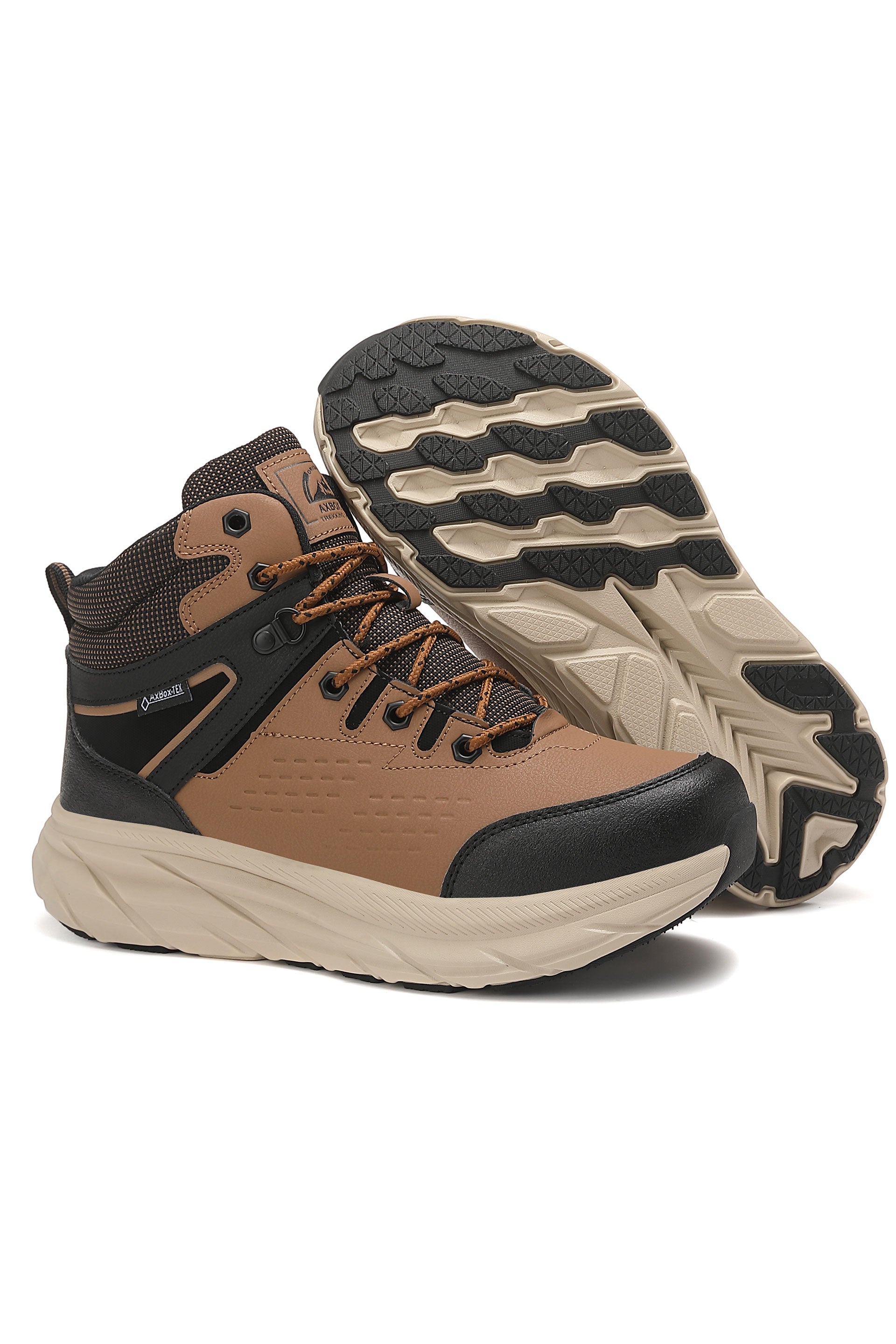 Ghete Felix pentru Bărbați Imblănite din piele ecologică cu talpă ușoară din spumă, Ax Boxing