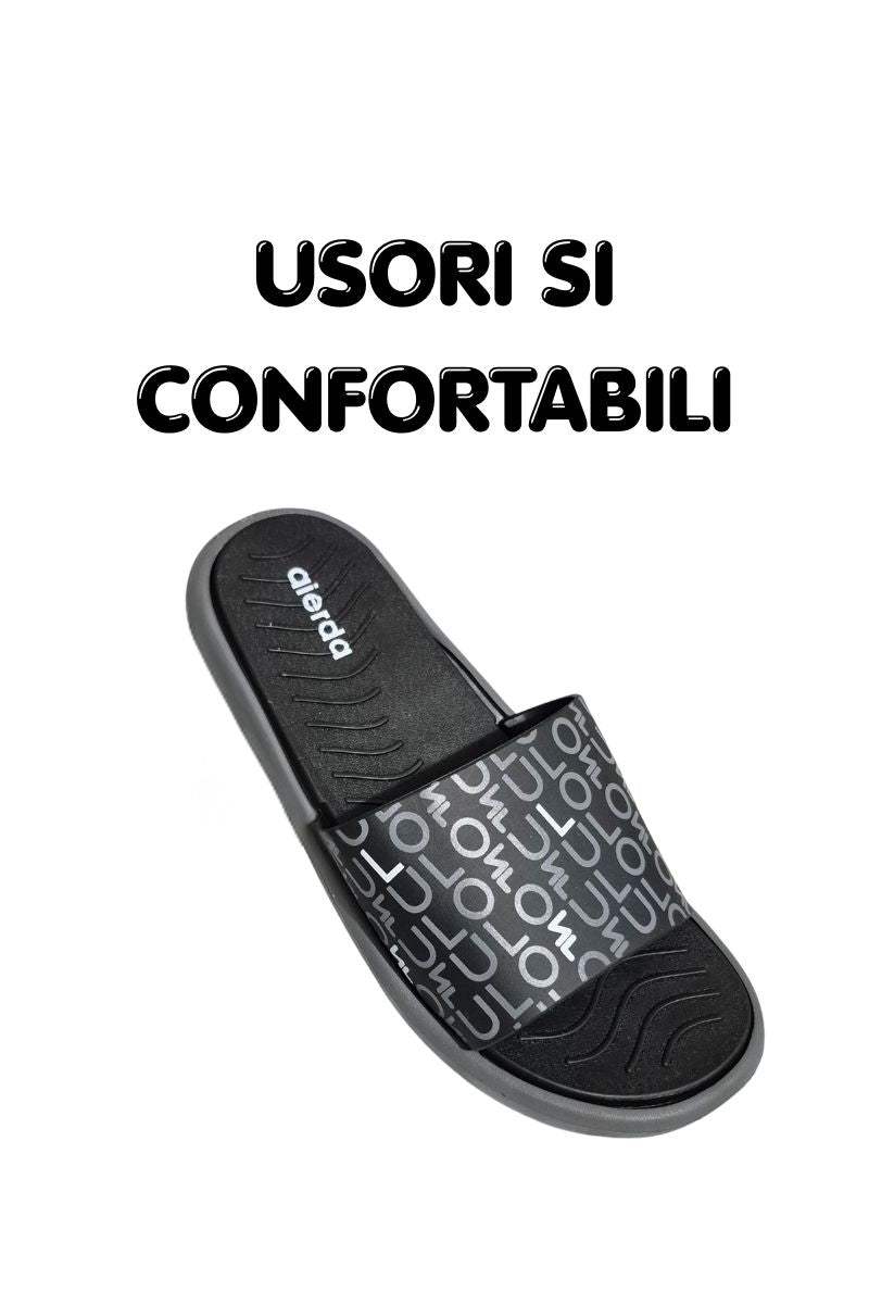 Papuci pentru Barbati, Model Caso, Talpa Usoara din Spuma, Parte superioara maleabila, Confortabili, Gri