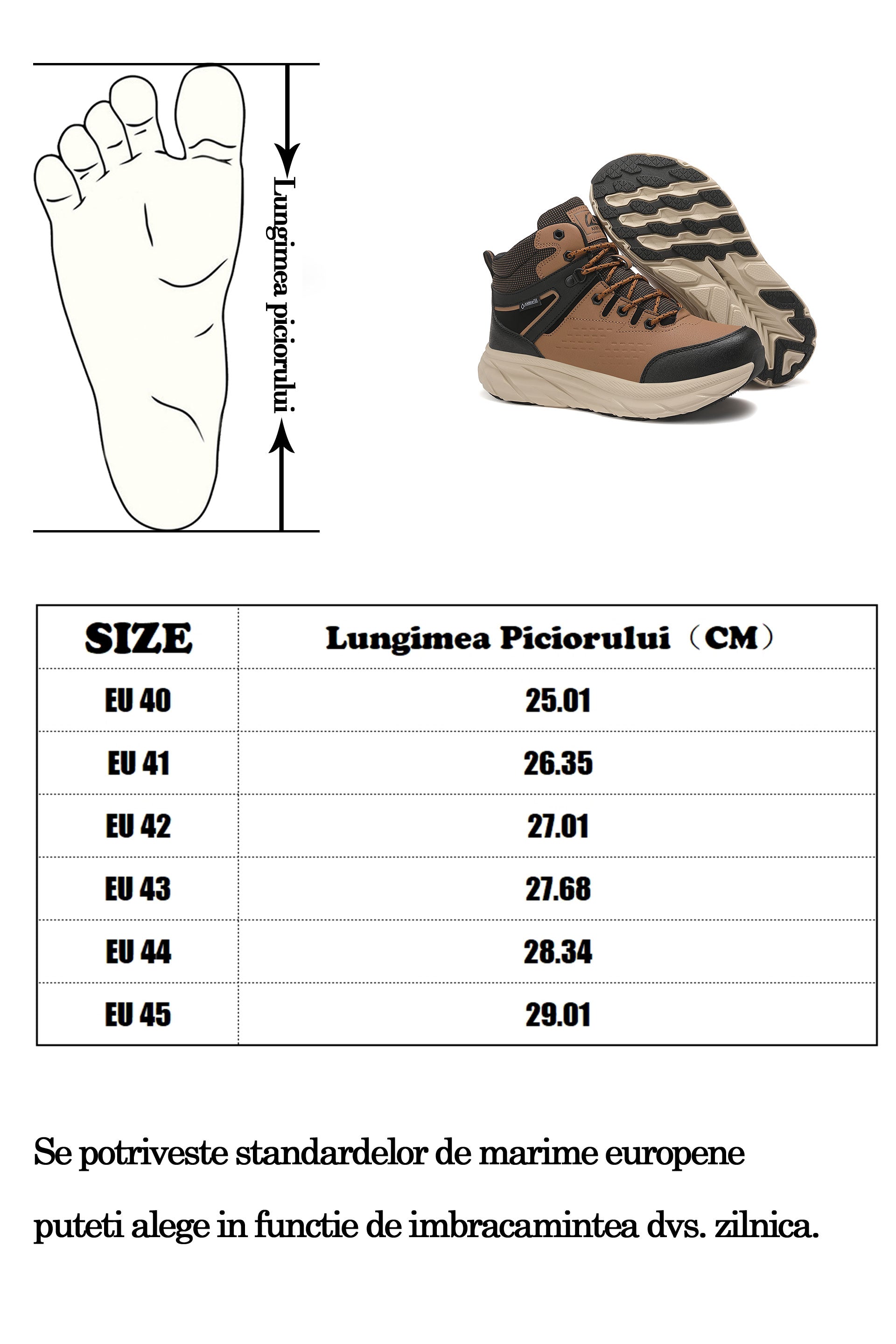 Ghete pentru Bărbați, Model Felix,Imblănite, Piele ecologică, Talpă ușoară din spumă, Confortabile si Calduroase Ax Boxing, Camel