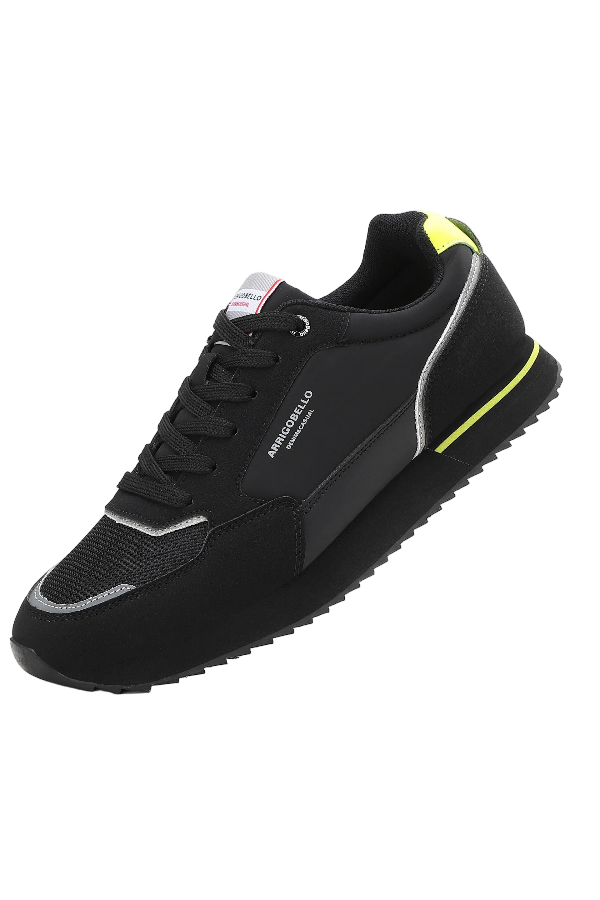 Adidasi pentru Barbati, Model Ruse, Usori și Respirabili din Textil – Talpa Flexibila din Spuma, Arrigo Bello, Negru