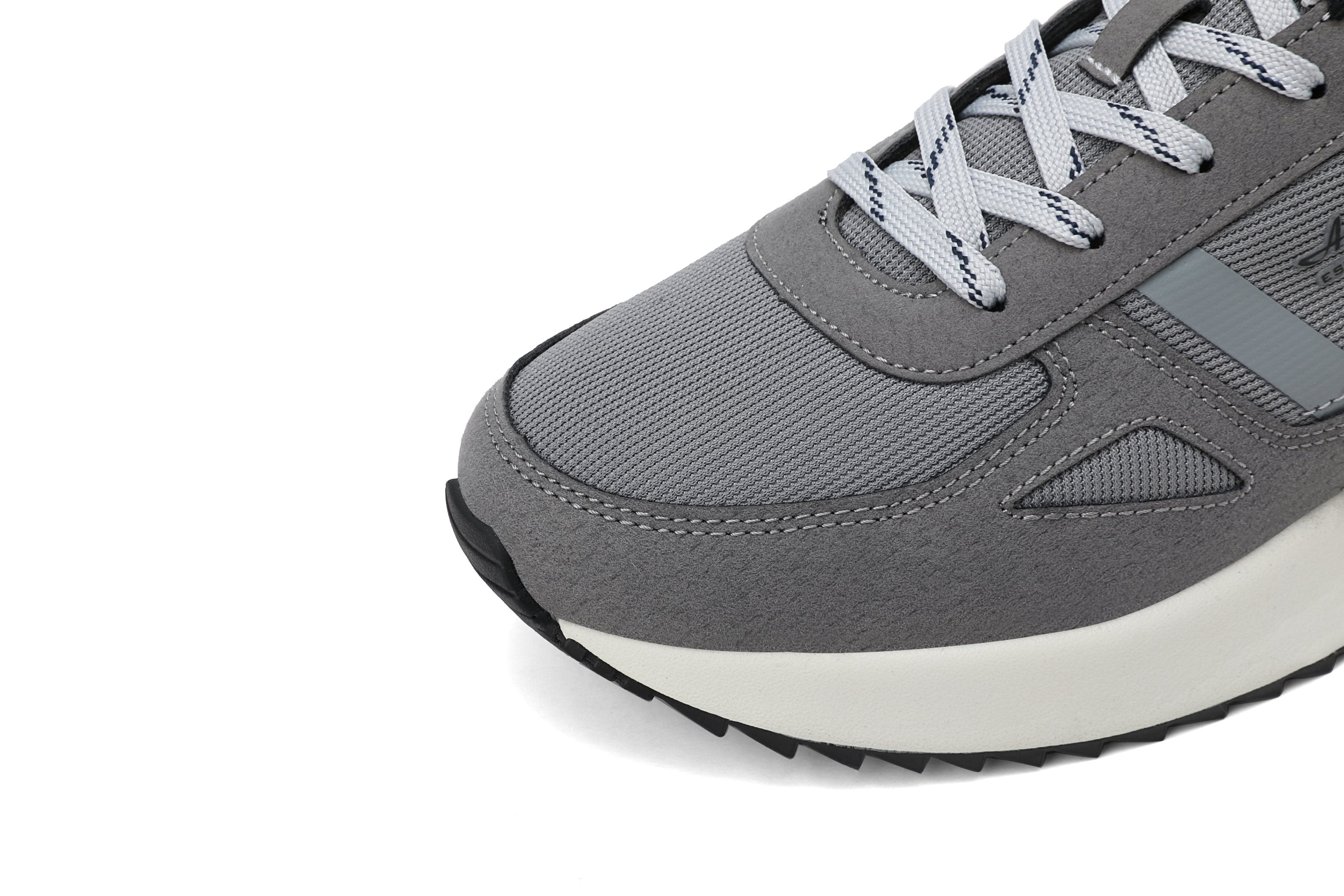 Pantofi casual pentru Barbati, Model Ziv, Realizati din Panza cu insertii piele ecologica, Talpa usoara, Arrigo Bello,Gri