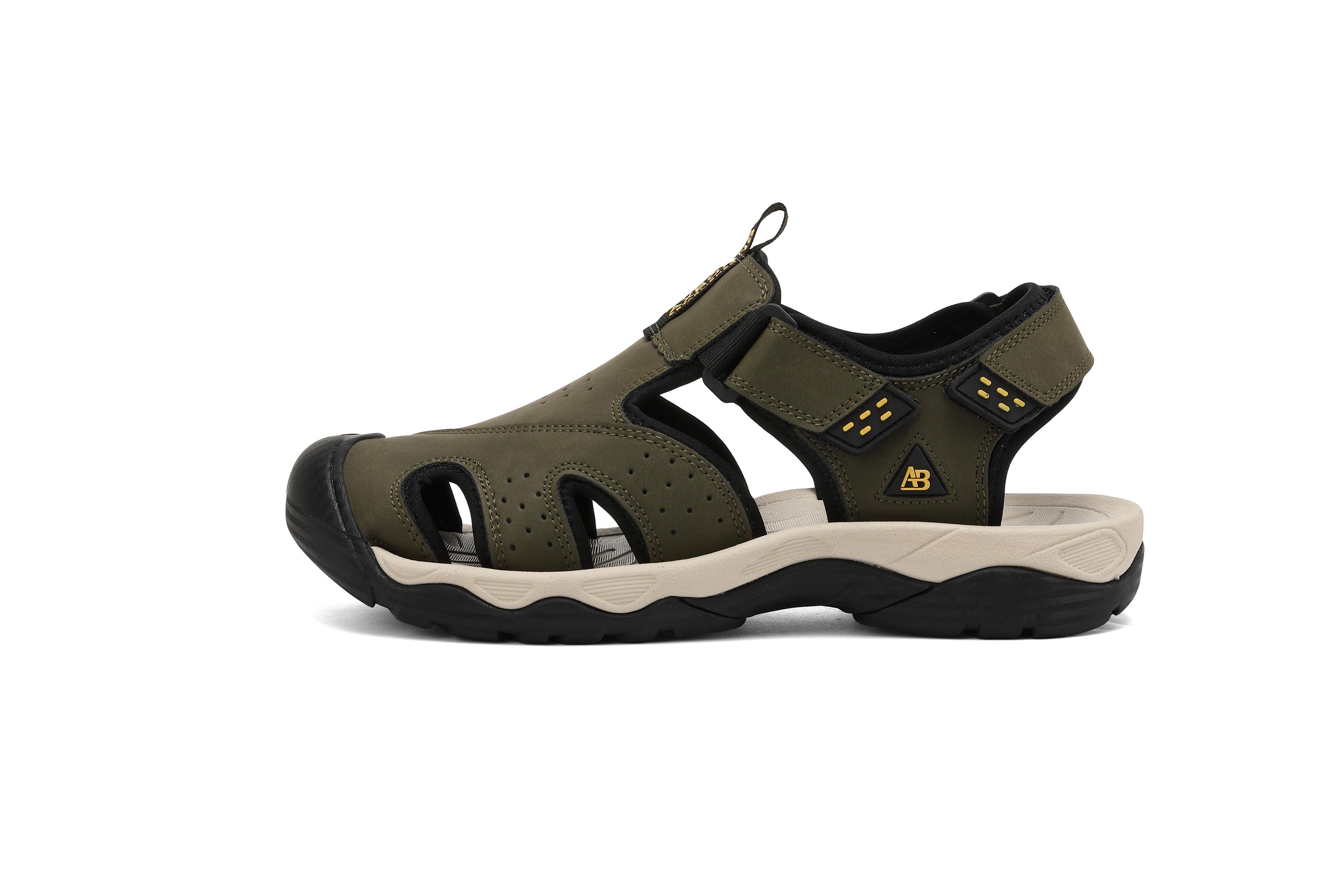 Sandale Oscar pentru Barbati,Sport Casual,Piele ecologica Premium,Inchidere arici, Usoare, Confortabile, Ax Boxing