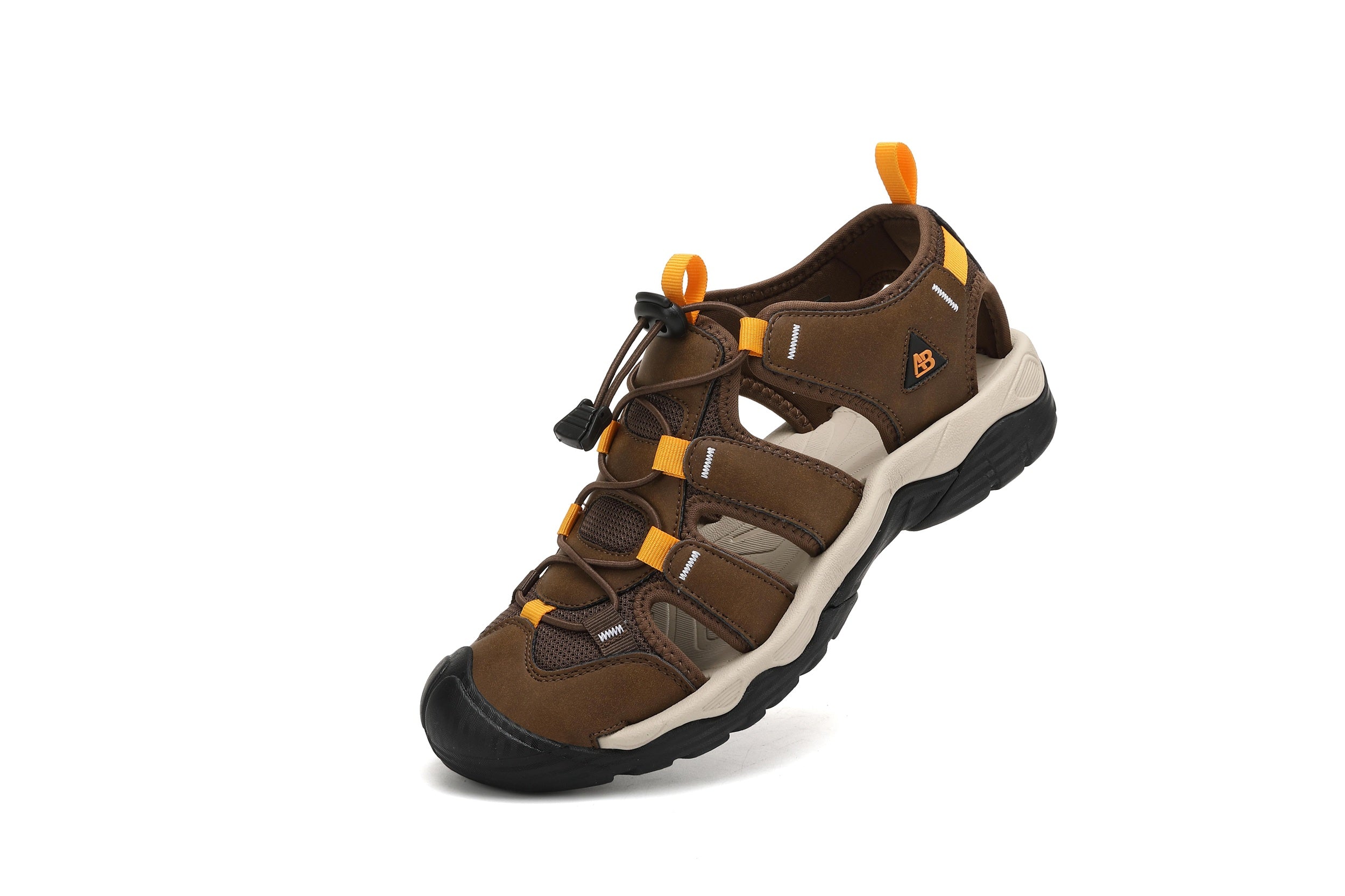 Sandale Robin sport pentru Barbati, Inchidere siret elastic,Piele ecologica si Textil Premium, Ax Boxing