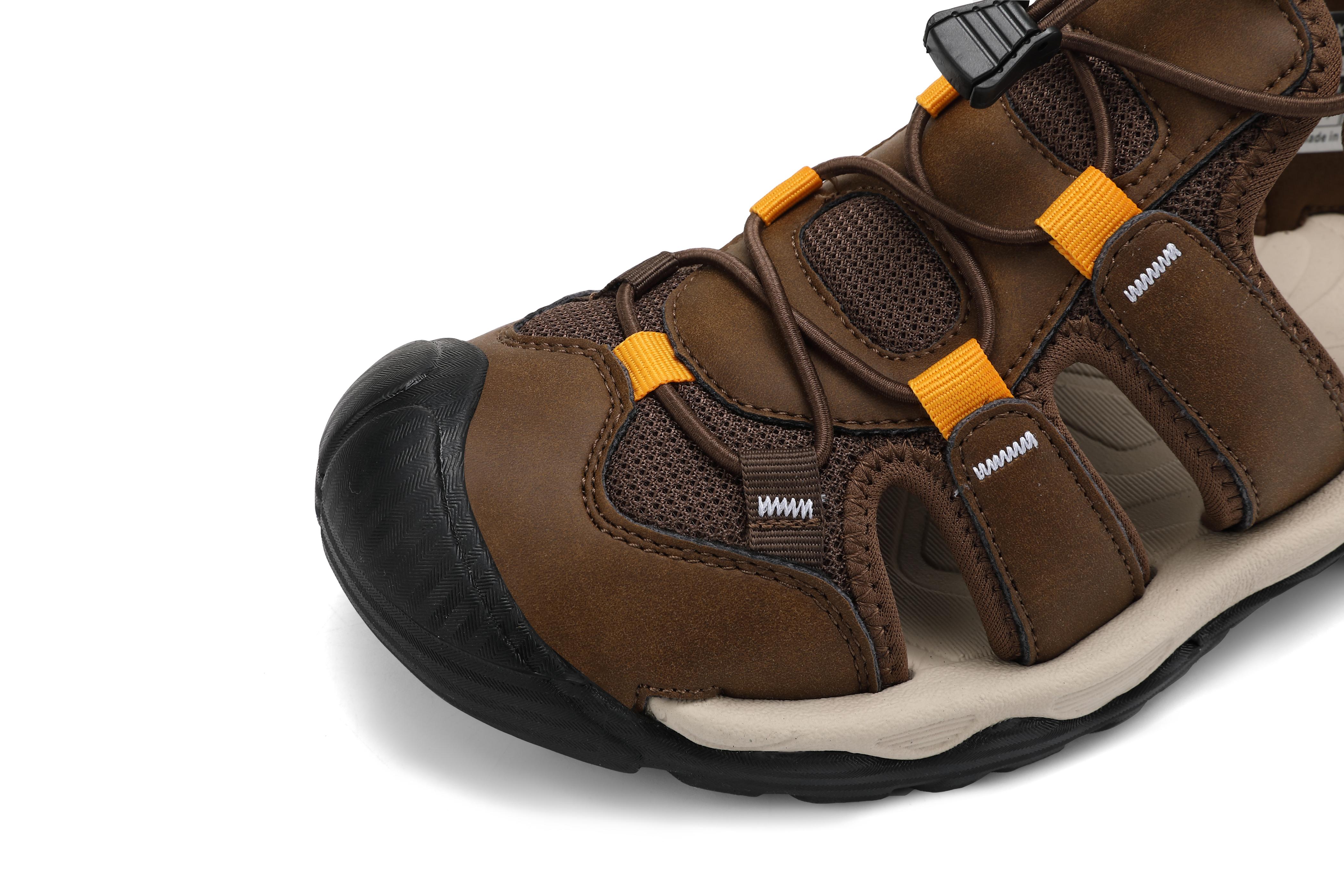 Sandale Robin sport pentru Barbati, Inchidere siret elastic,Piele ecologica si Textil Premium, Ax Boxing