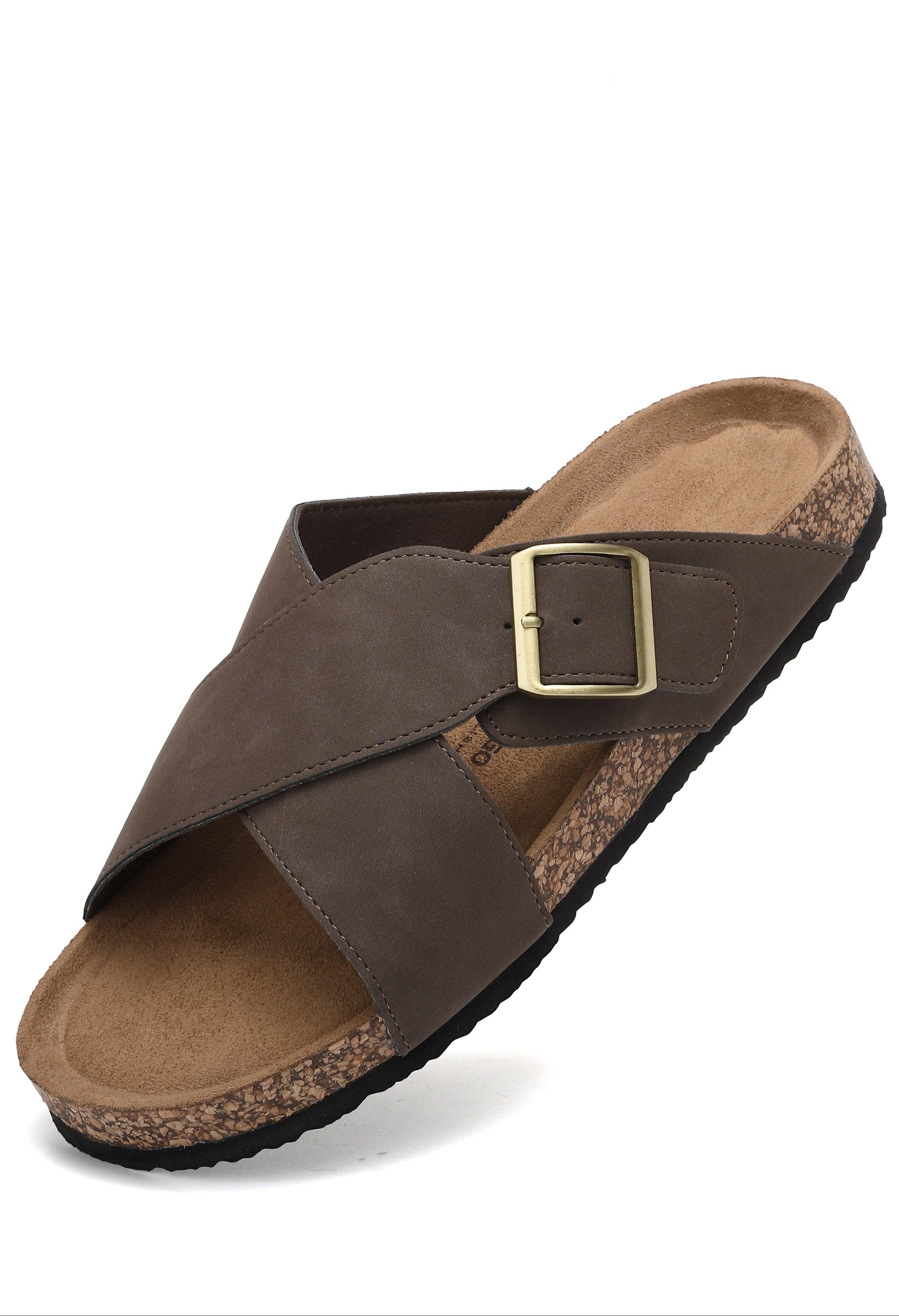 Papuci pentru Bărbați, Model Milo, Talpă Ergonomica, Stil Casual, Confort Premium, Arrigo Bello, Maro
