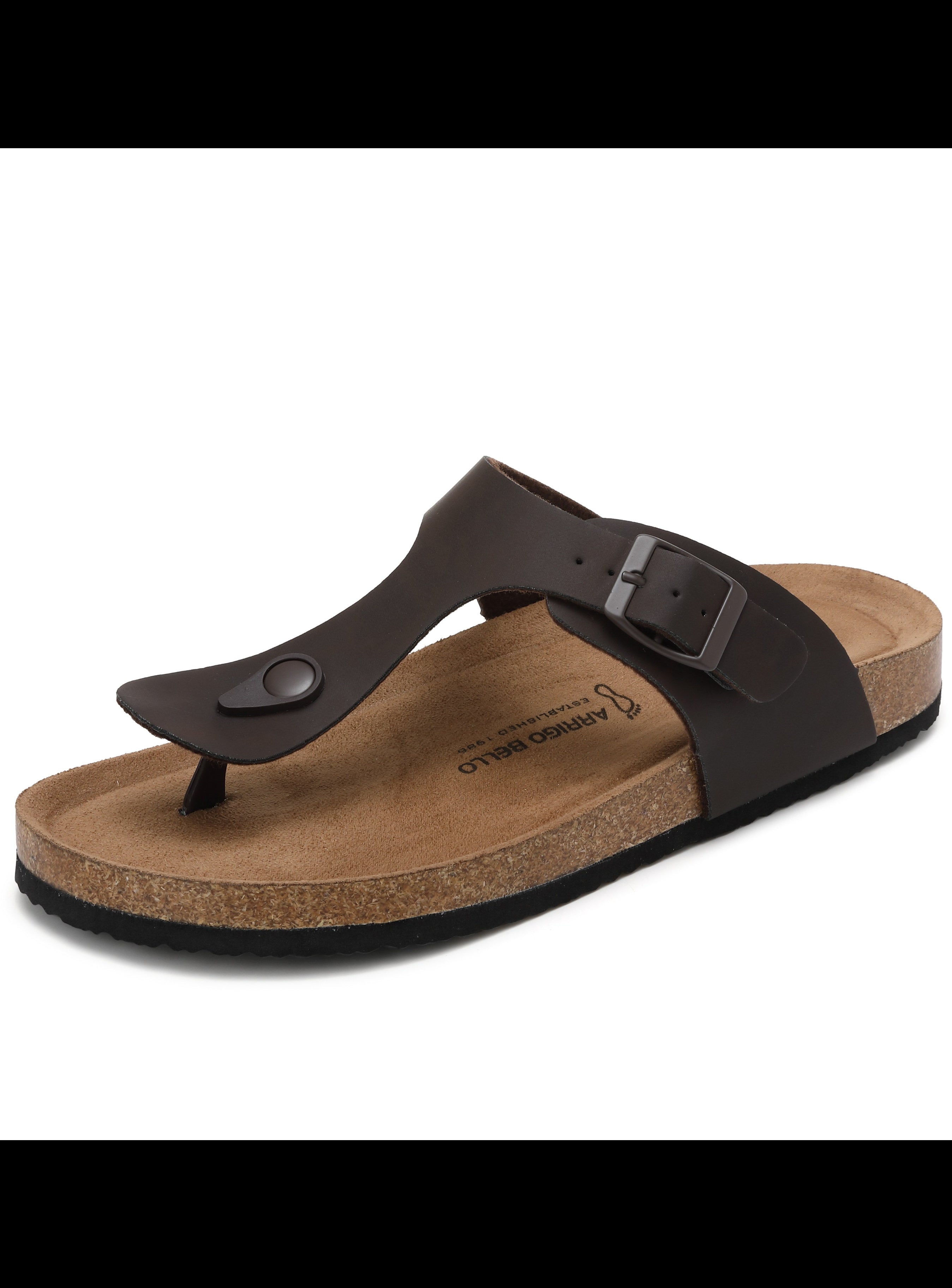 Papuci pentru Bărbați,Model Alexi, Talpă Ergonomica, Materiale Premium, Casual, Arrigo Bello,Maro