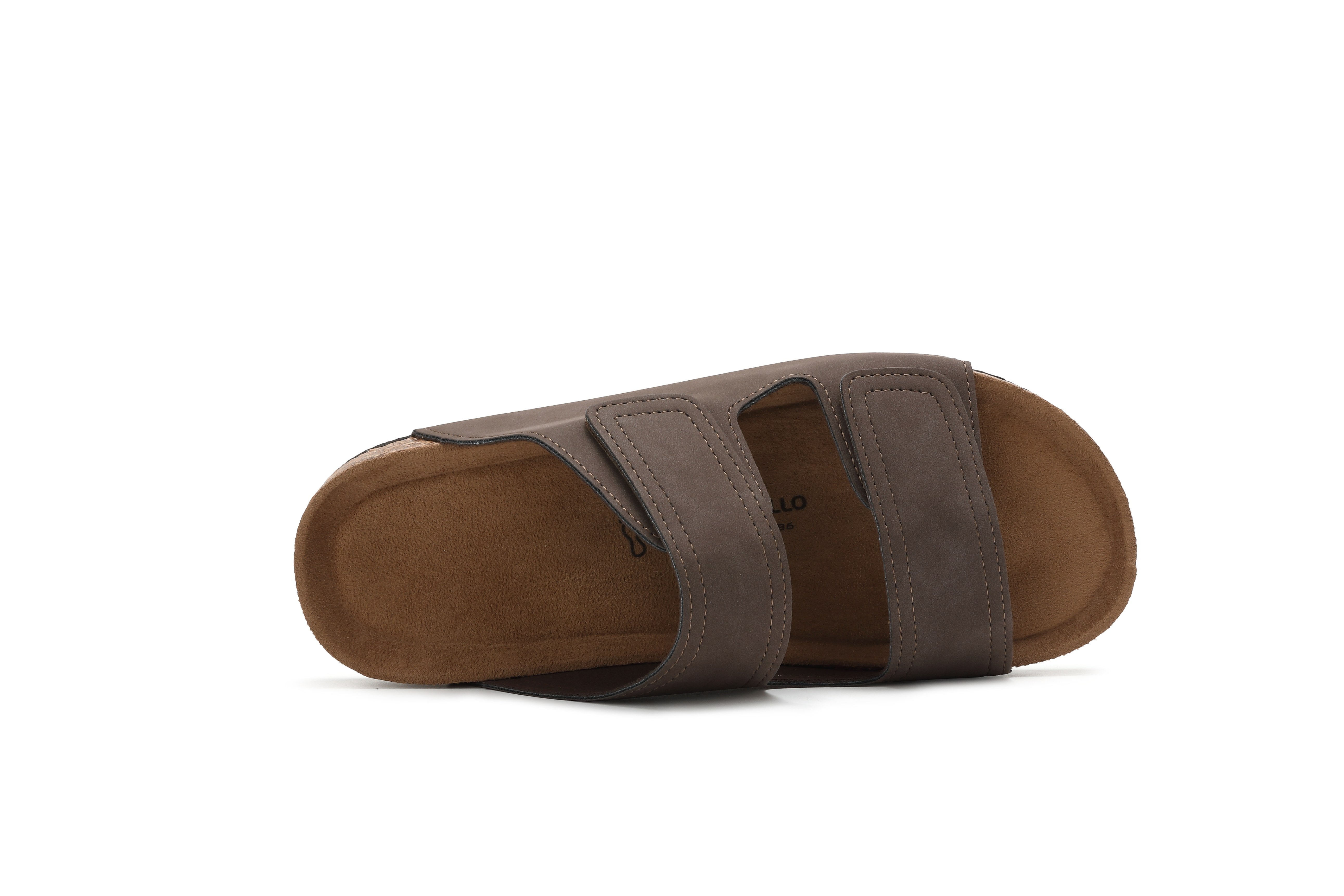 Papuci pentru Bărbați cu Arici ,Model Damian Talpă moale, Piele ecologica premium, Confortabili, Arrigo Bello,Maro