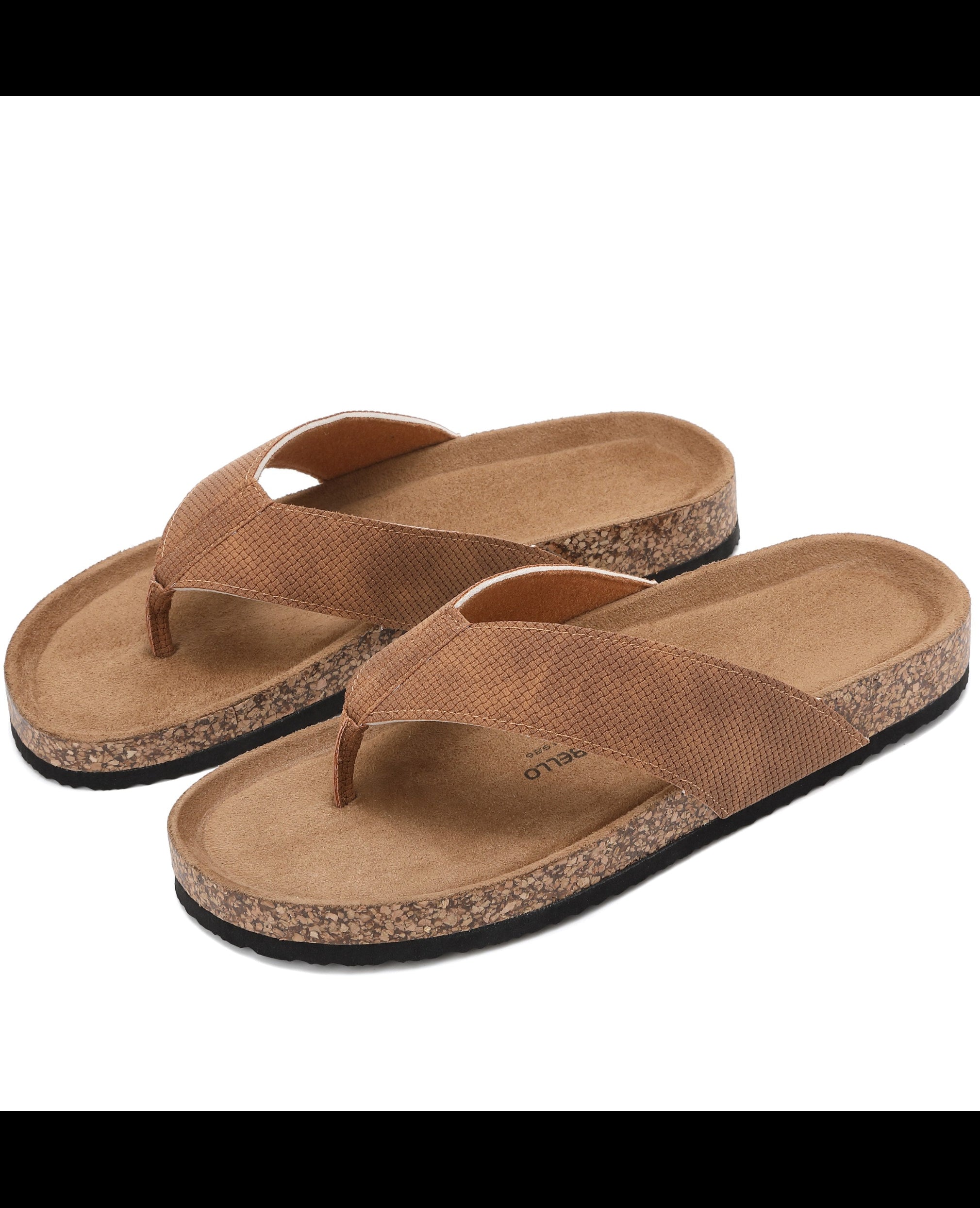 Papuci Casual pentru Barbați, Model Felix, Materiale Premium, Talpa Ergonomica, Confort sporit, Camel, Arrigo Bello