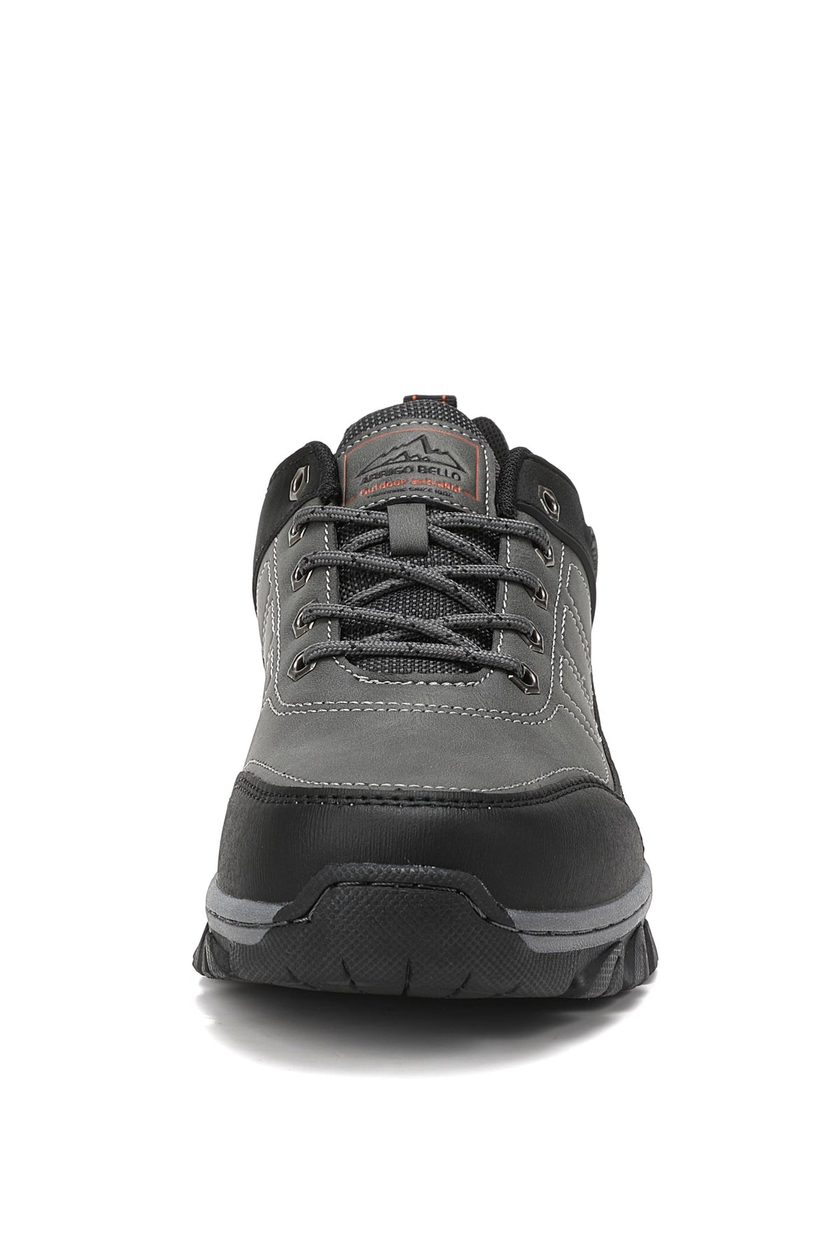 Adidasi pentru Barbati, Model Oven, Trekking, Piele ecologica Premium, Talpa Cusuta, Rezistenti, Arrigo Bello, Gri