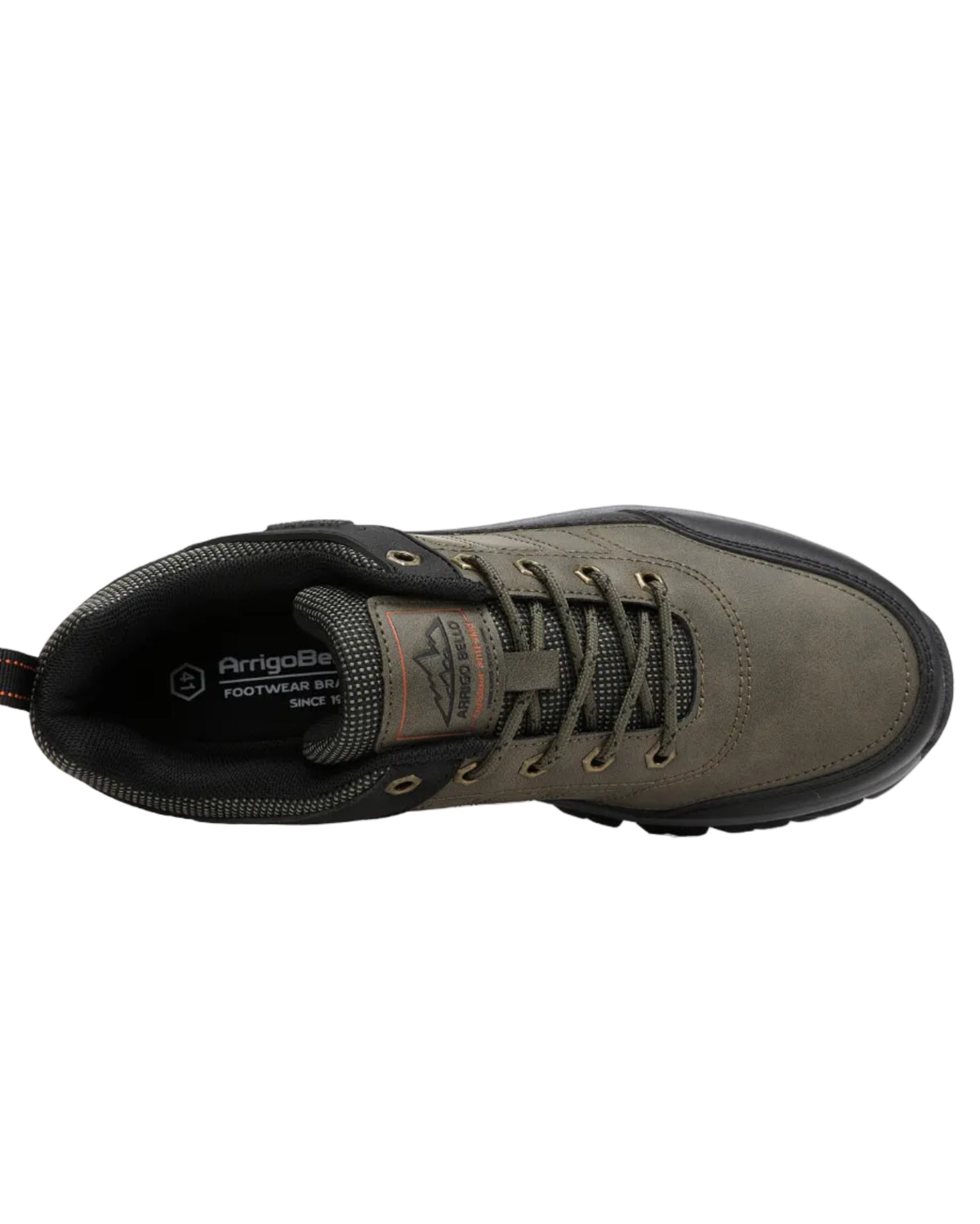 Adidasi pentru Barbati, Model Oven, Trekking, Piele ecologica Premium, Talpa Cusuta, Rezistenti, Arrigo Bello, Khaki