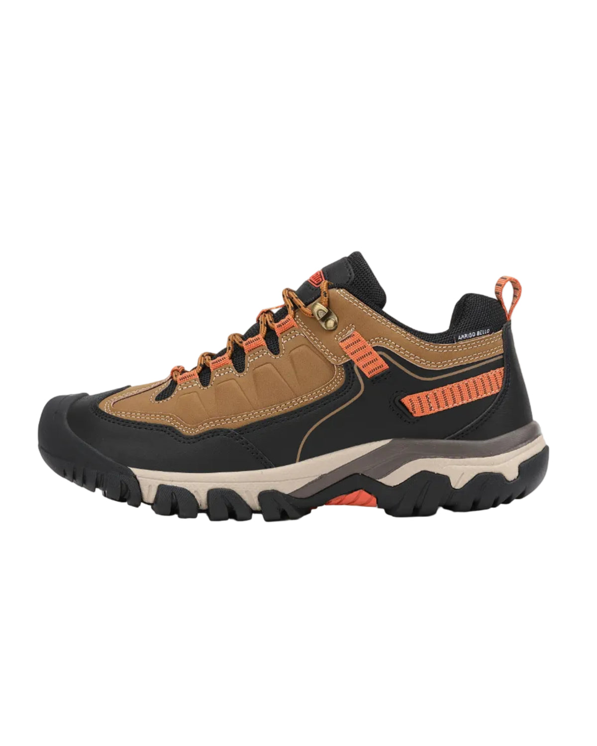 Adidasi Waterproof Trekking pentru Barbati, Model Raj – Talpa Robusta Antiderapanta, Protectie Cauciucata Degete, Materiale Premium, Arrigo Bello Camel
