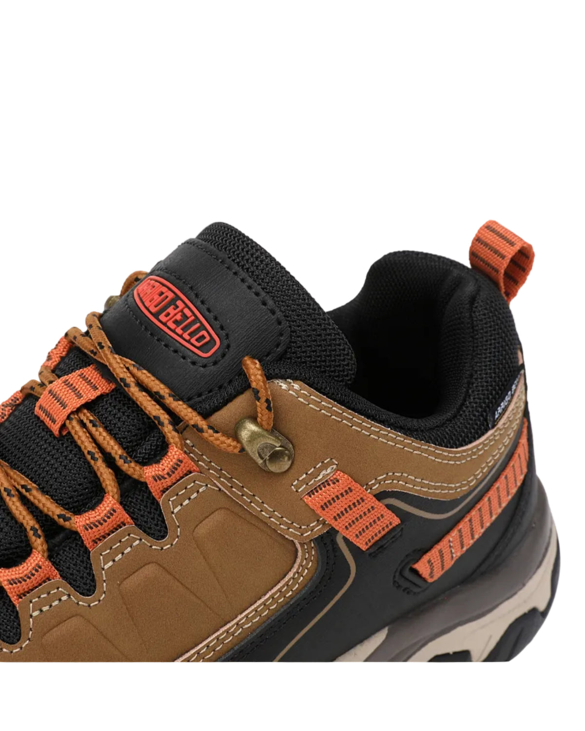 Adidasi Waterproof Trekking pentru Barbati, Model Raj – Talpa Robusta Antiderapanta, Protectie Cauciucata Degete, Materiale Premium, Arrigo Bello Camel