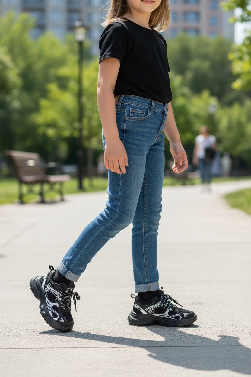 Adidași sport pentru copii, Model Giro, Talpă super ușoară din spumă, material textil respirabil, închidere cu șiret