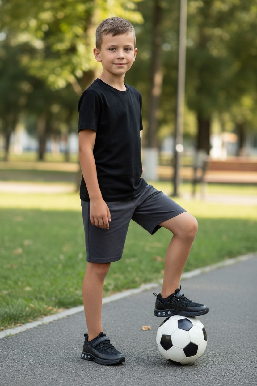 Adidași sport pentru copii, Model Arino, Talpă ușoară, Material textil pânzat, Inchidere cu arici și șiret elastic